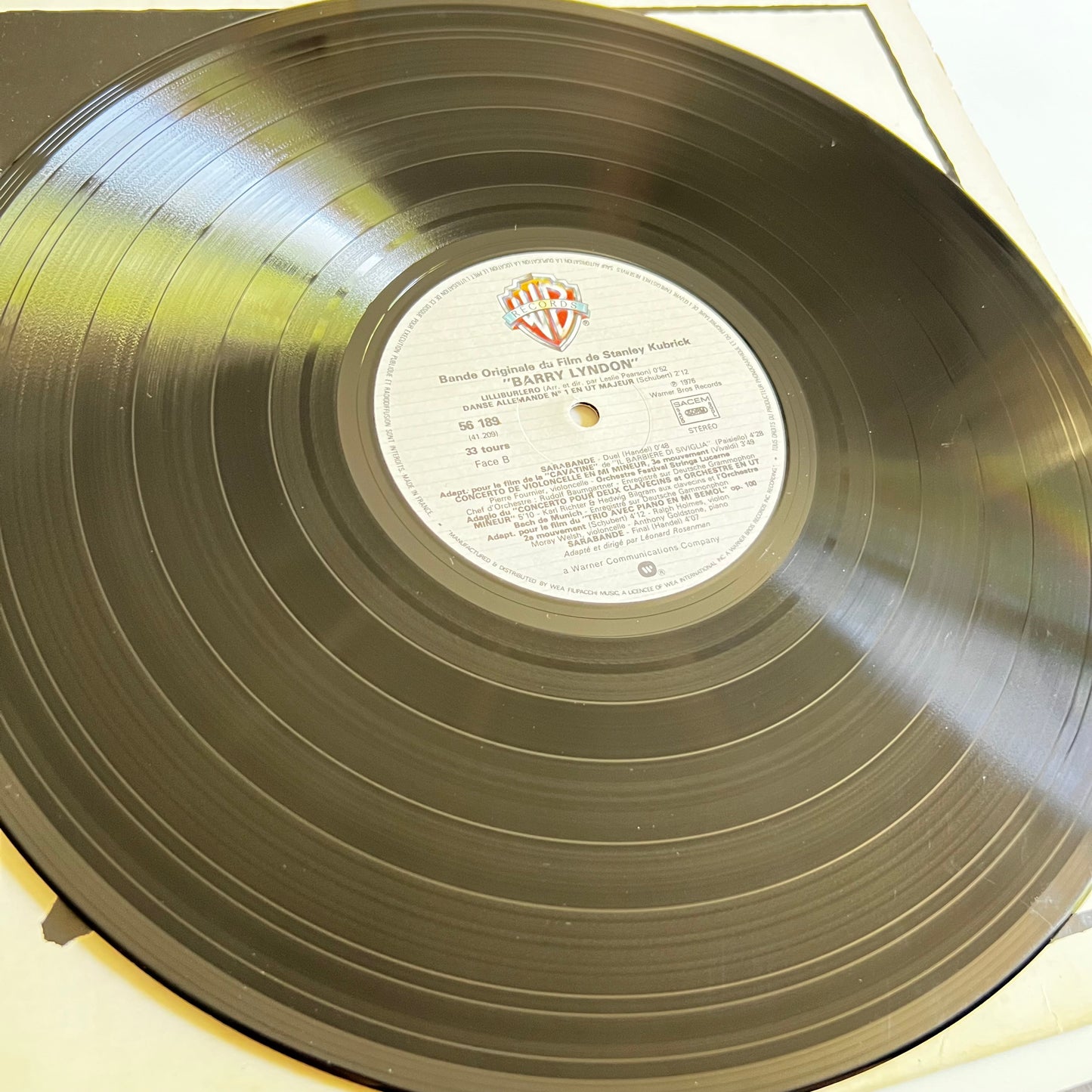Barry Lyndon - (Music From The Soundtrack) - LP 1976
