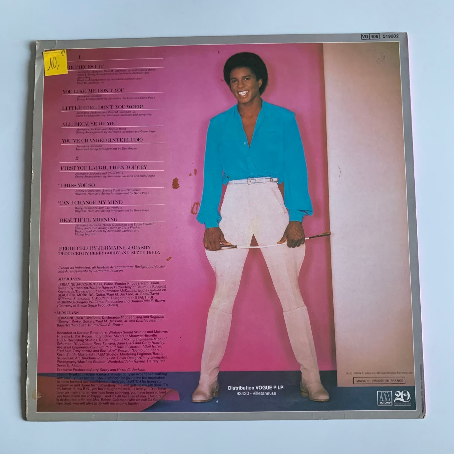 Jermaine Jackson - Jermaine - LP 1981 Occasion