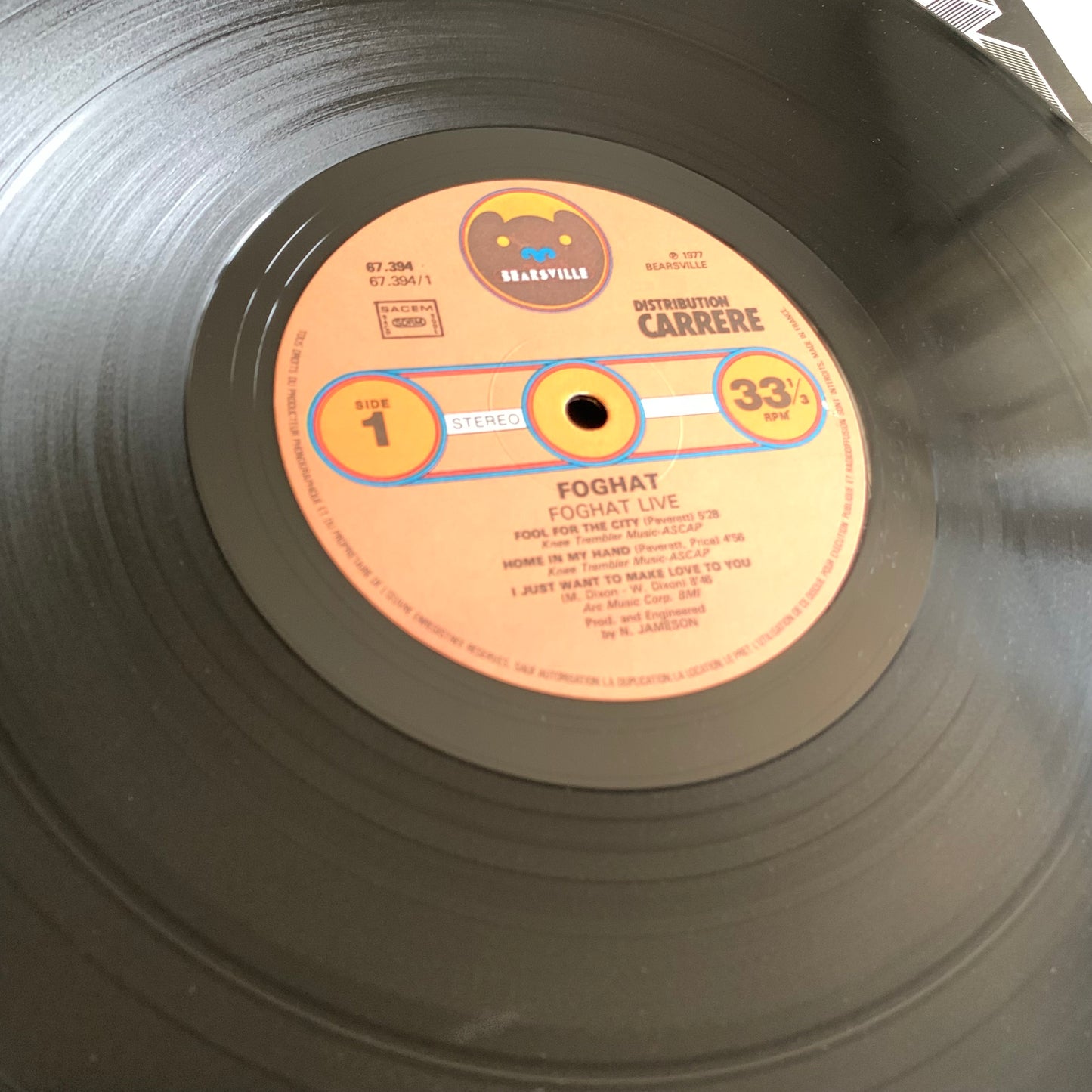 Foghat - Live - LP 1980 Occasion