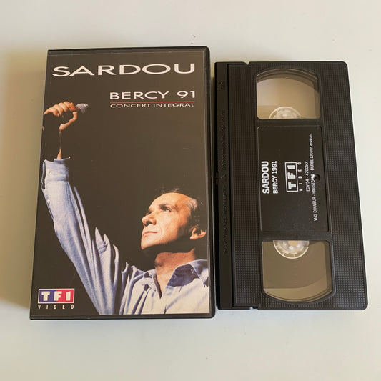 Michel Sardou - Bercy 91 Concert Intégral - 1991 VHS Occasion