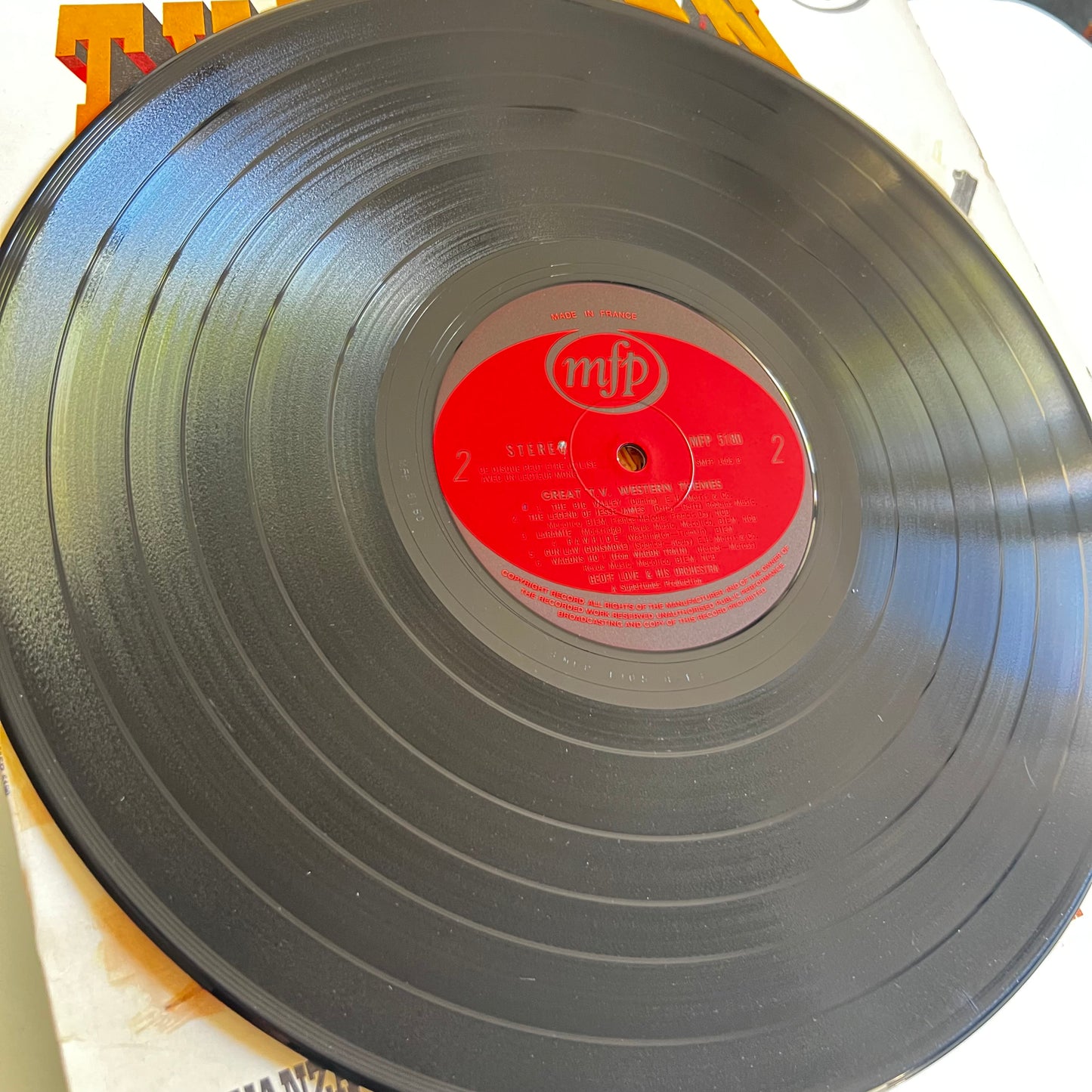 Geoff Love & His Orchestra - Great T.V. Western Themes - LP 1971