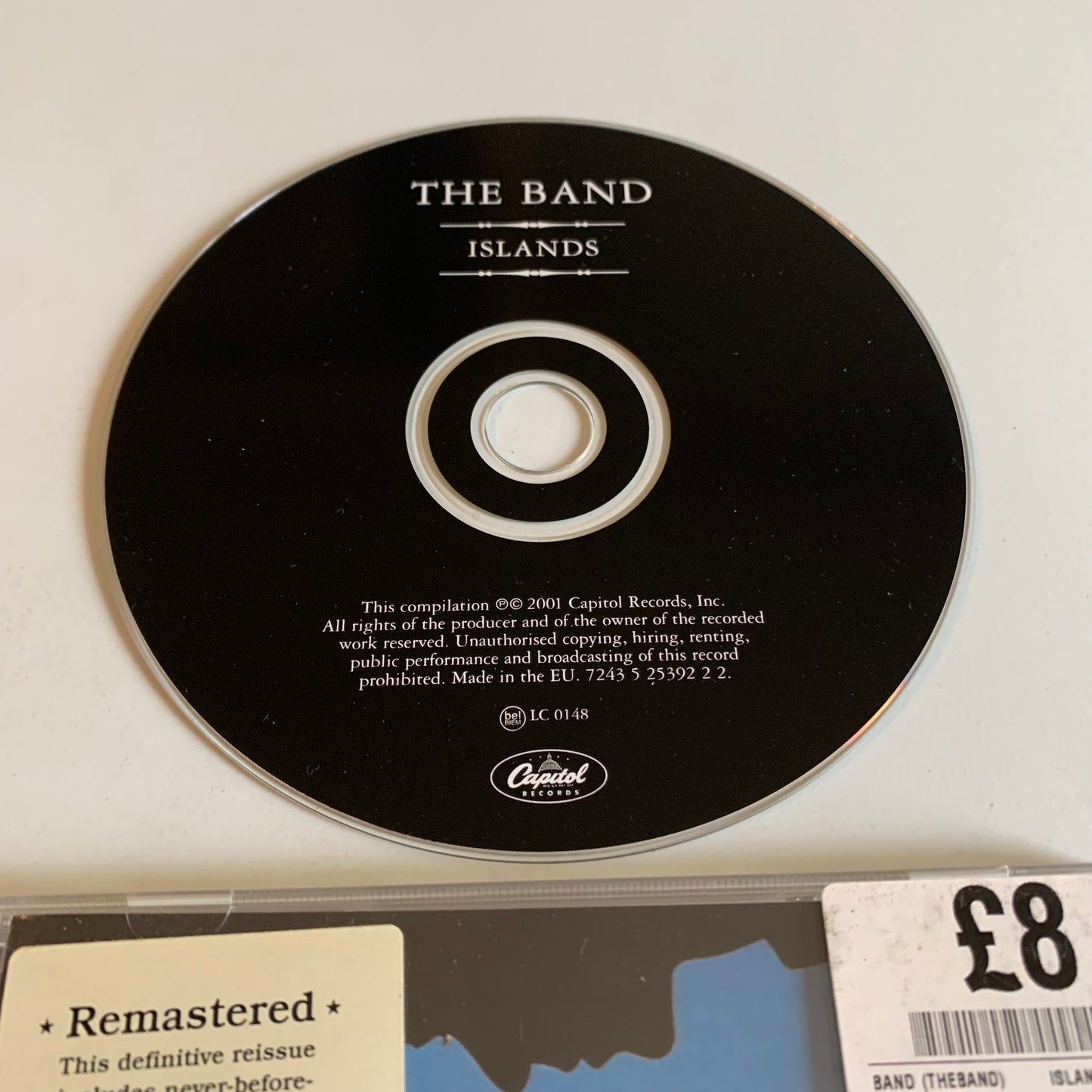 CD - The Band - Islands - 2001 Occasion