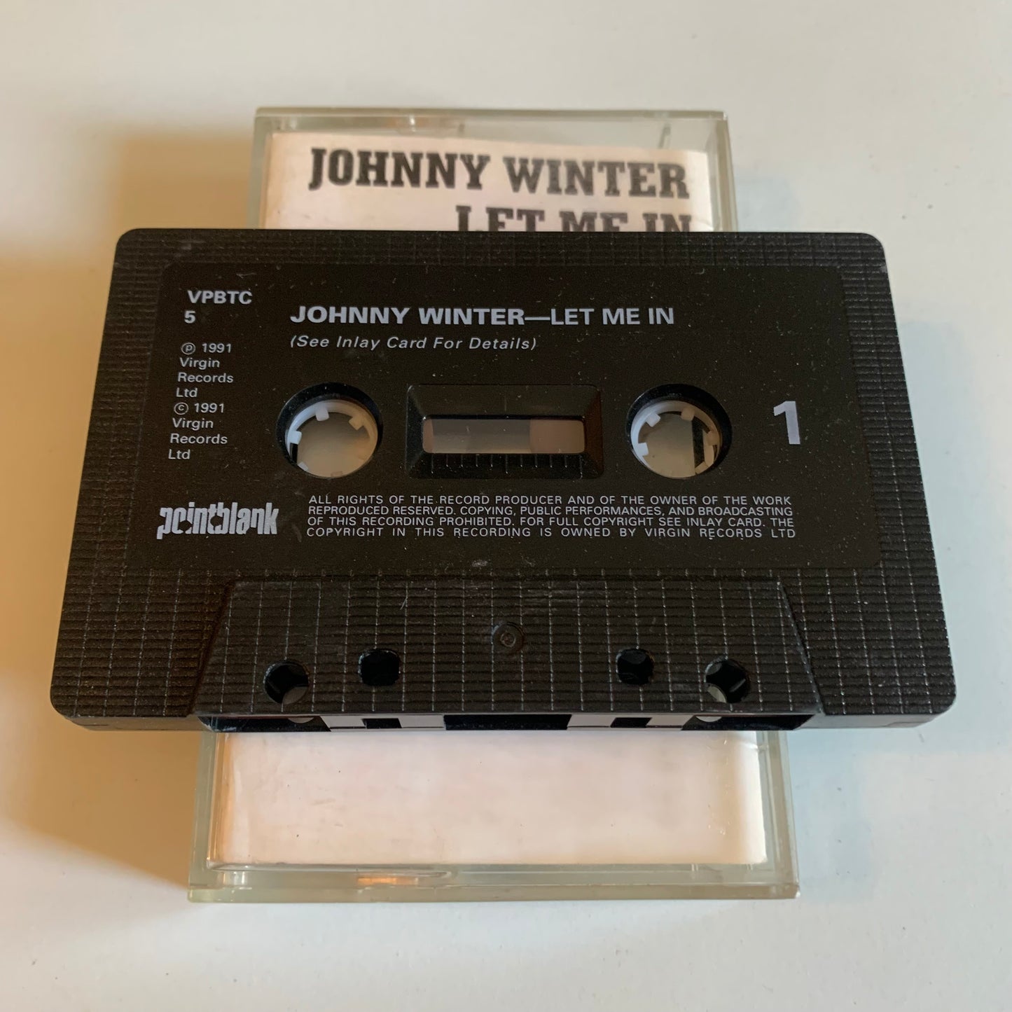 Johnny Winter - Let Me In - 1991 Occasion