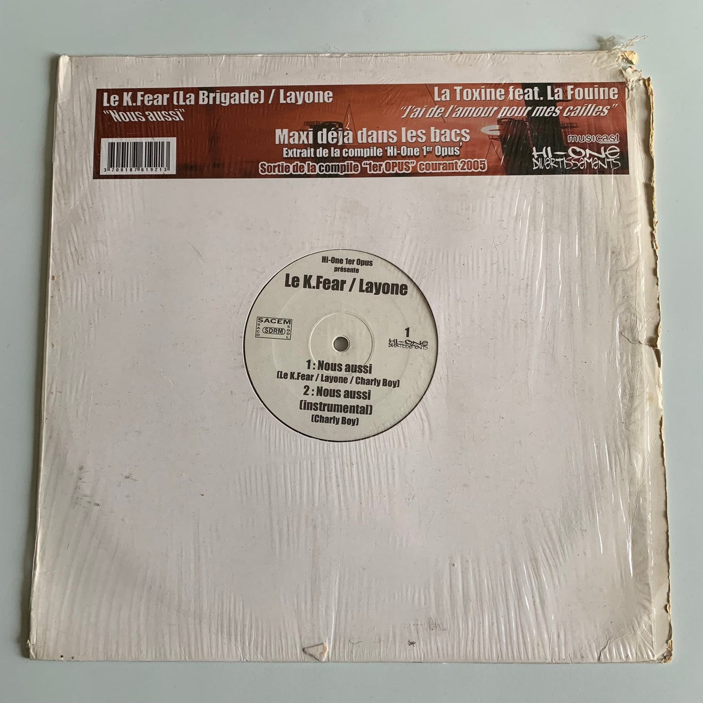 Hi-One 1er Opus - Le K.Fear / Layone - La Toxine / La Fouine - 12” Occasion