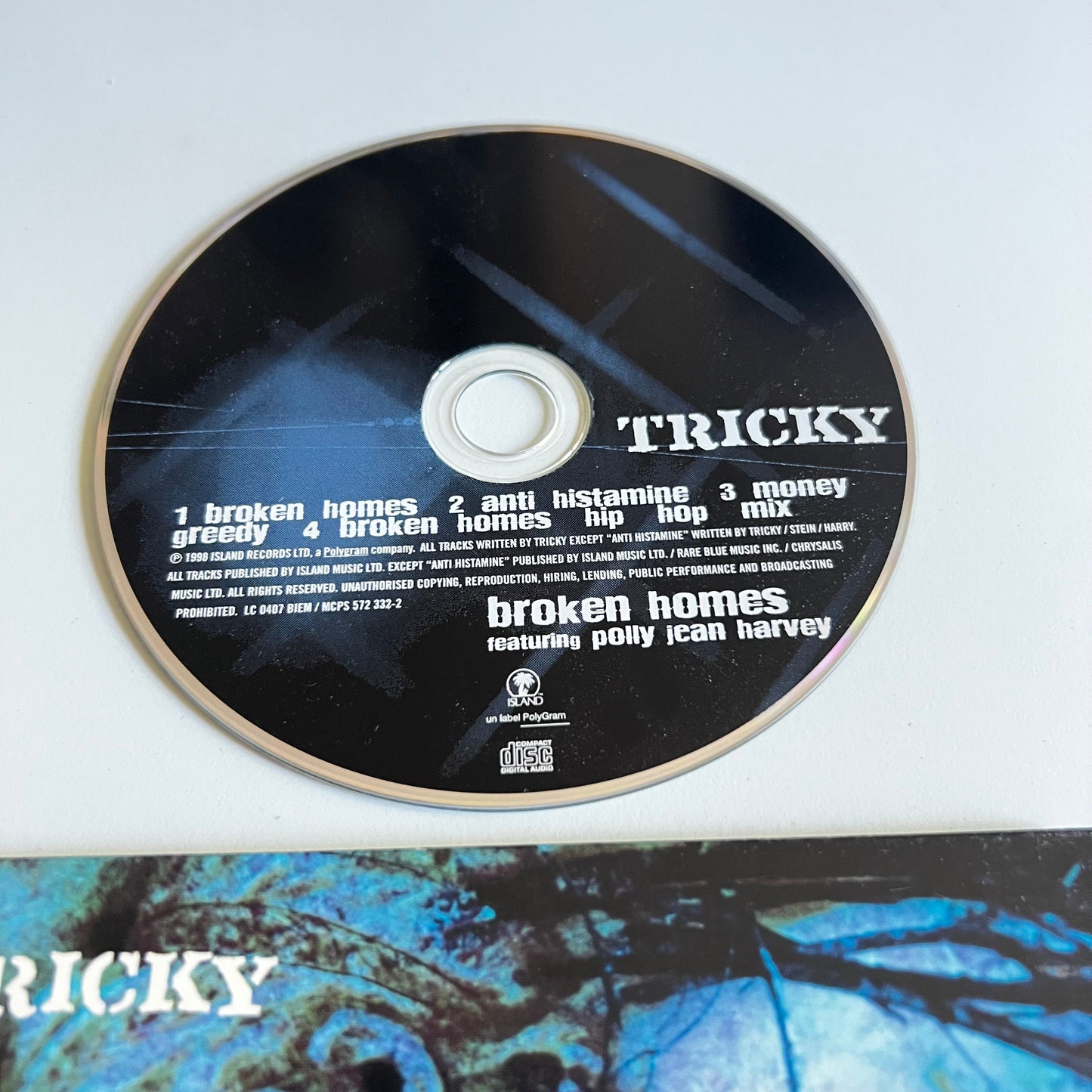 CD - Tricky - Polly Jean Harvey - Broken Homes - 1998
