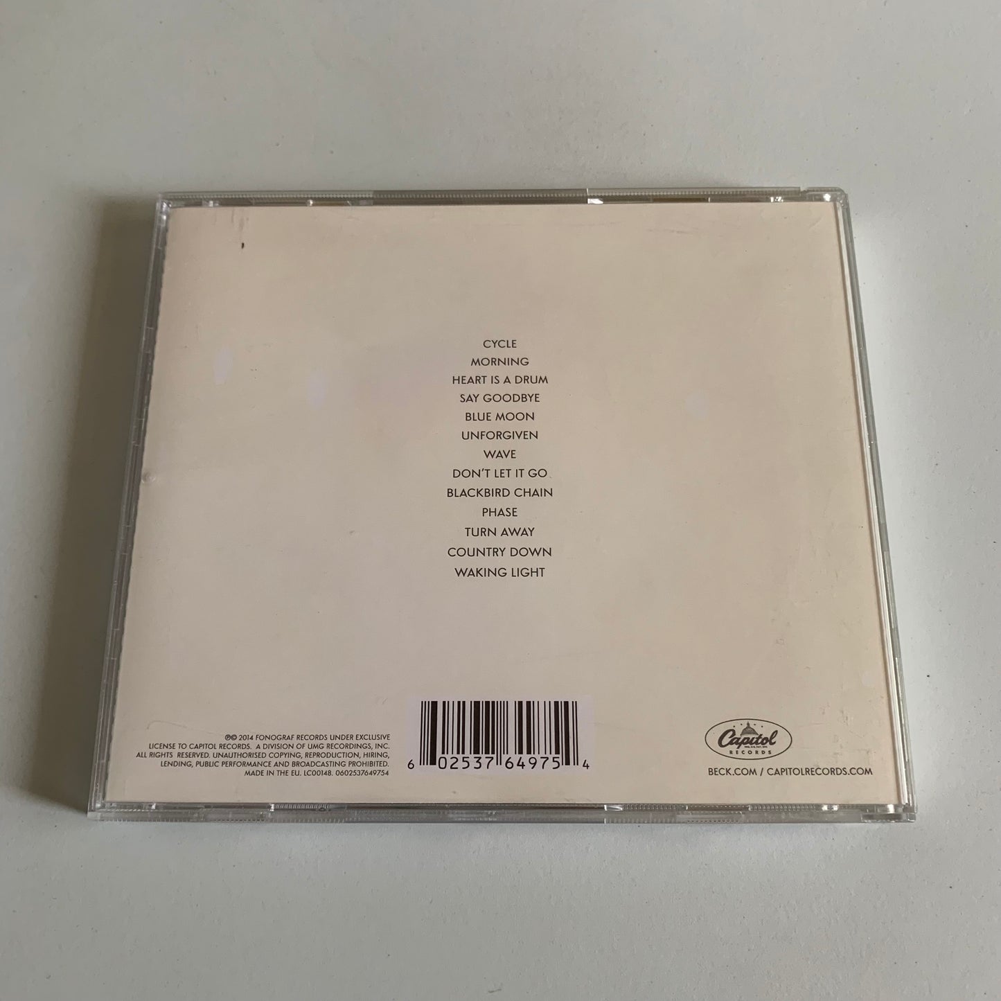 CD - Beck - Morning Phase - 2014 Occasion