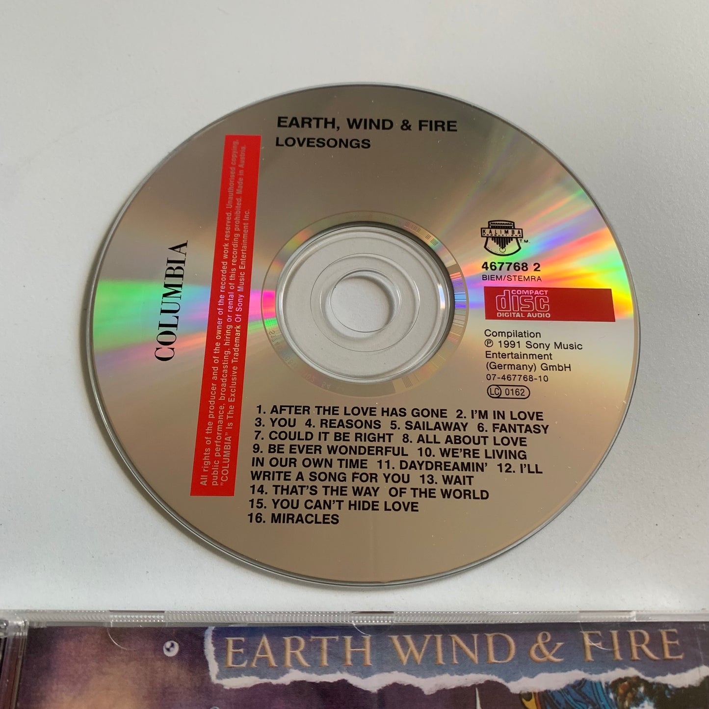 Earth, Wind & Fire - The Love Songs - 1991 Occasion