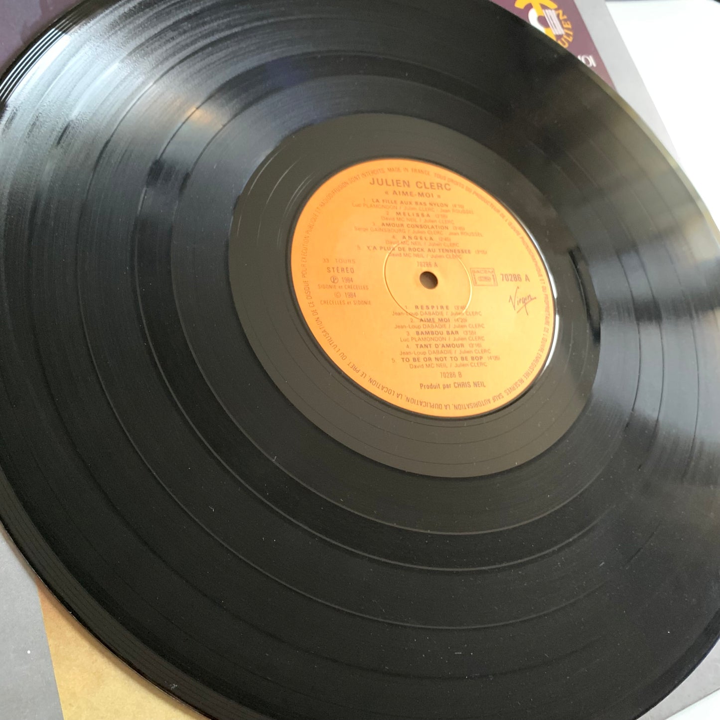 Julien Clerc - Aime Moi - LP 1984 Occasion