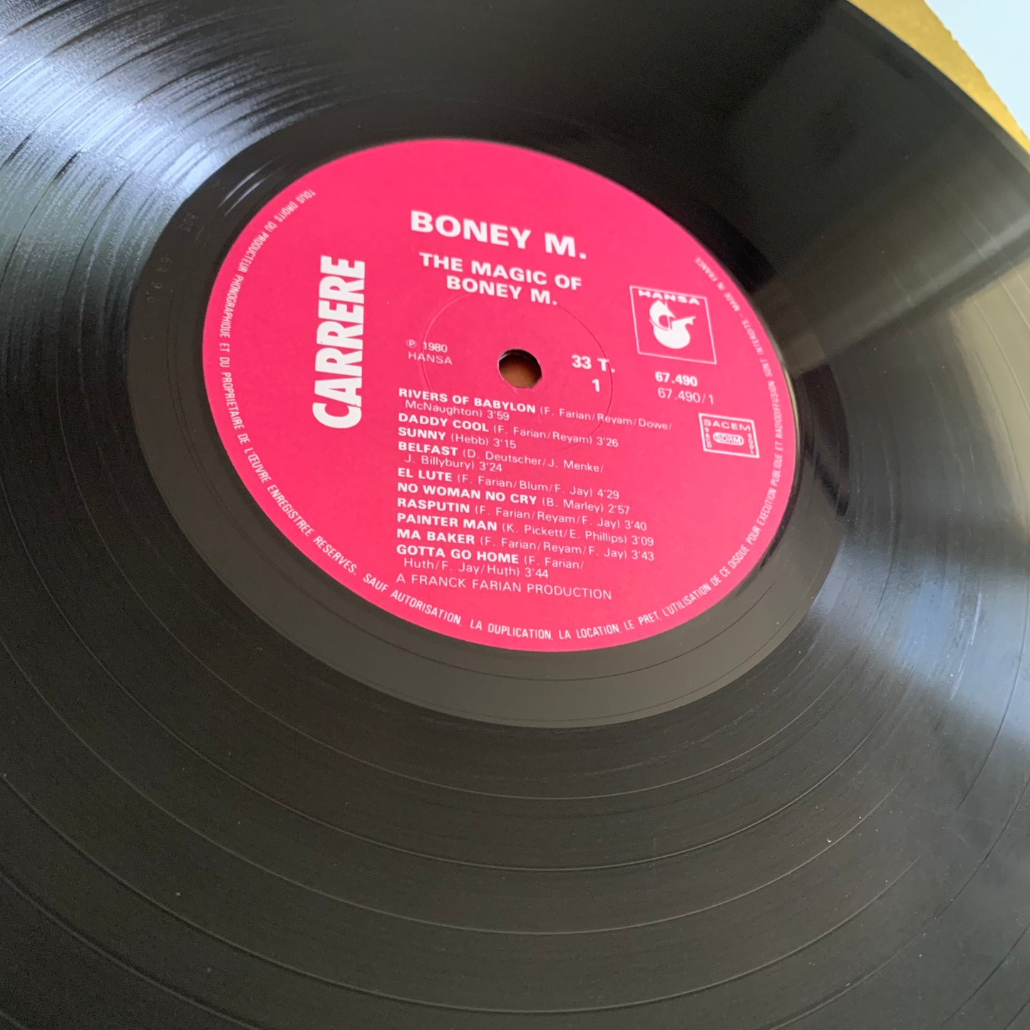 Boney M. - The Magic Of Boney M. - LP 1980 Occasion