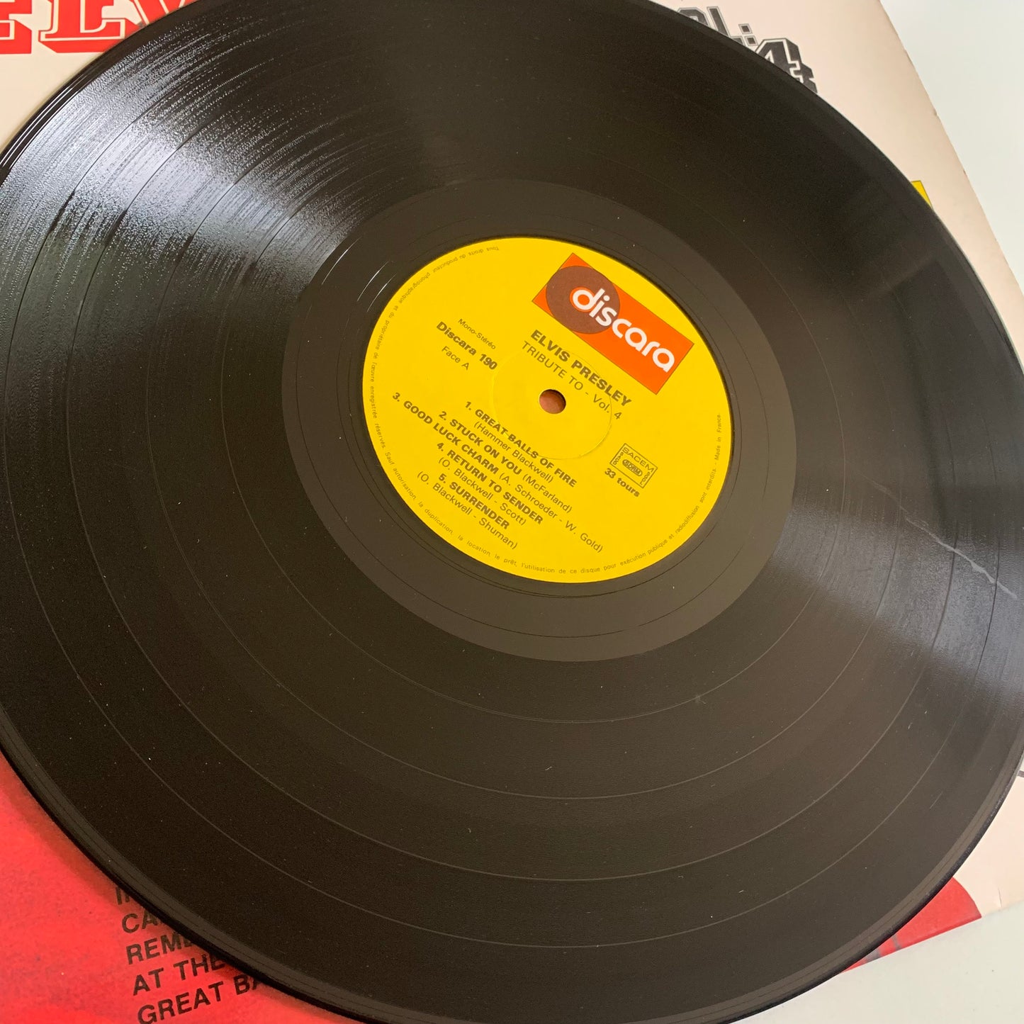 Tribute To Elvis Presley Vol. 4 - LP Occasion