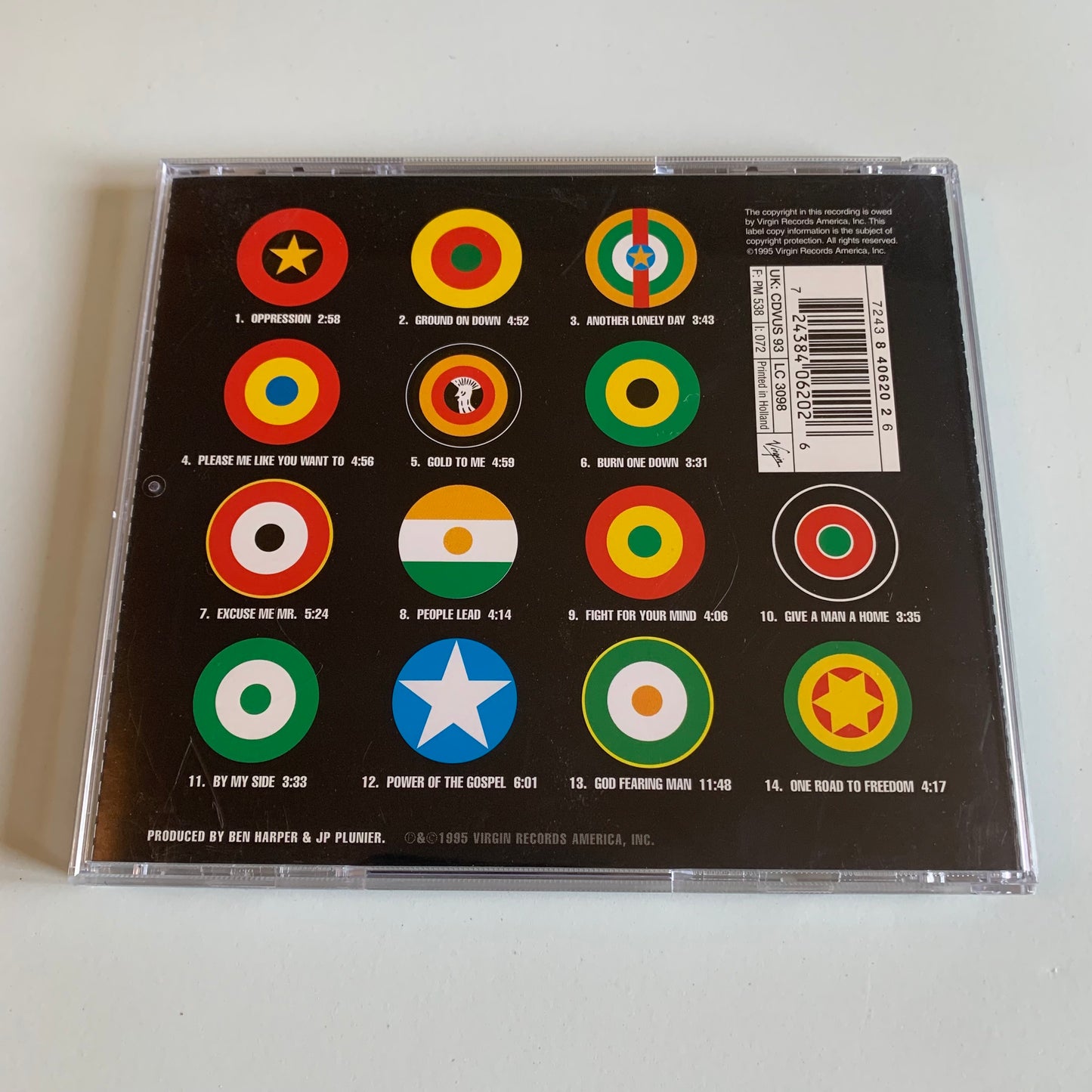 CD - Ben Harper - Fight For Your Mind - 1995