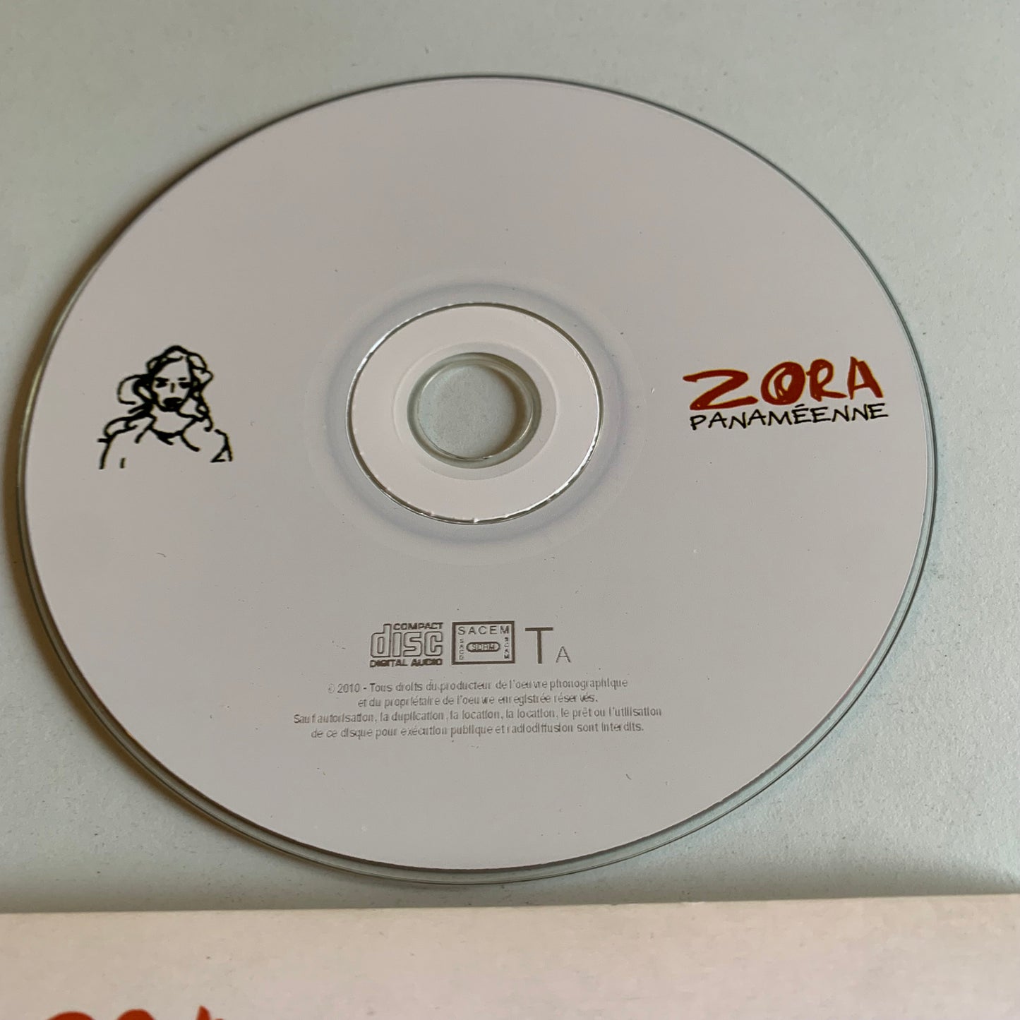 CD - Zora - Panaméenne - 2010 Occasion