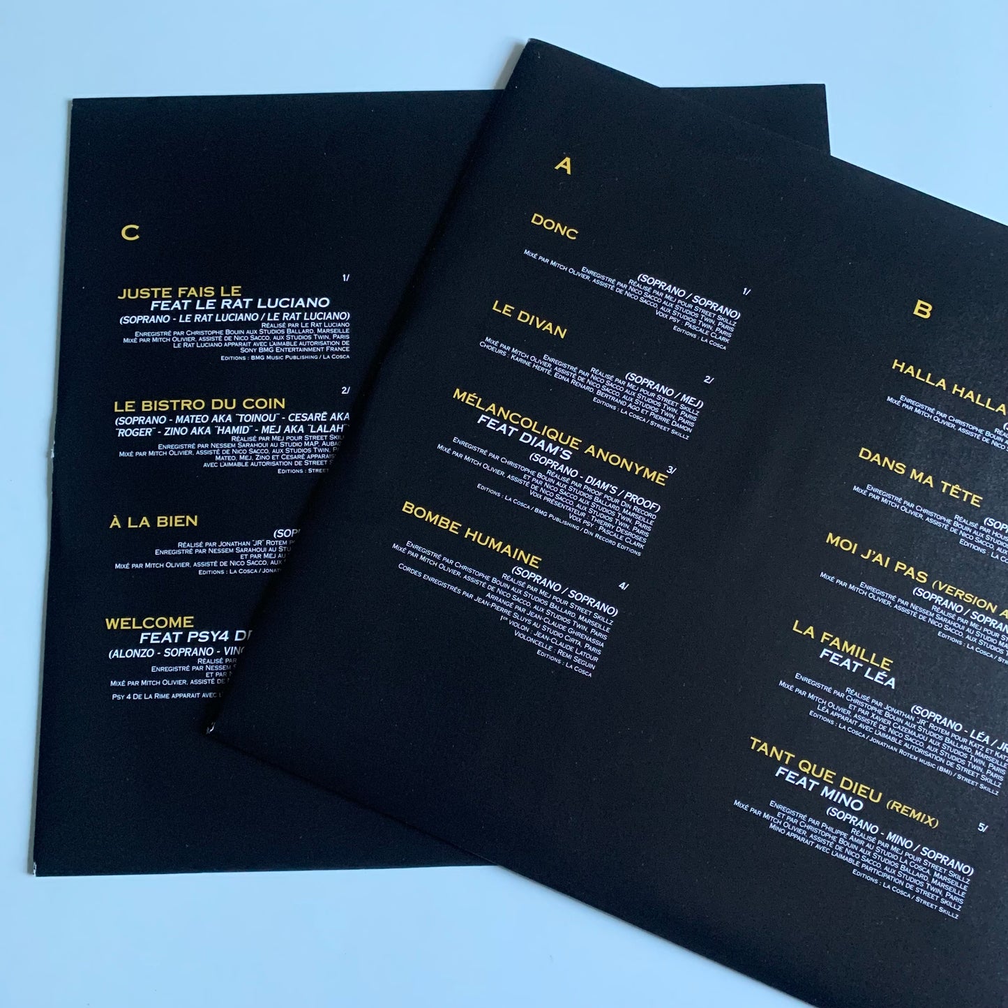 Soprano - Puisqu'Il Faut Vivre - Double LP 2019 - Occasion