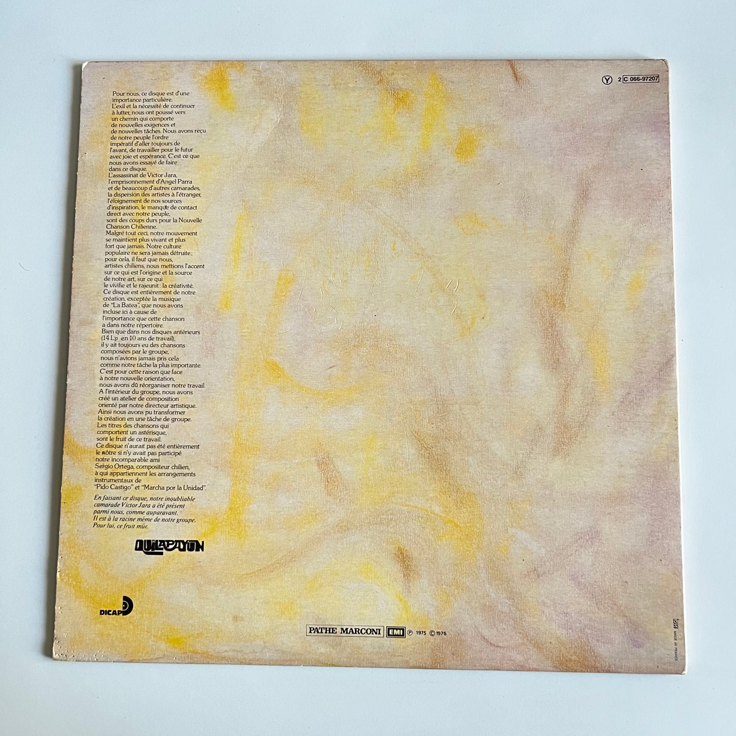 Quilapayún - En Avant! Adelante! - LP 1975
