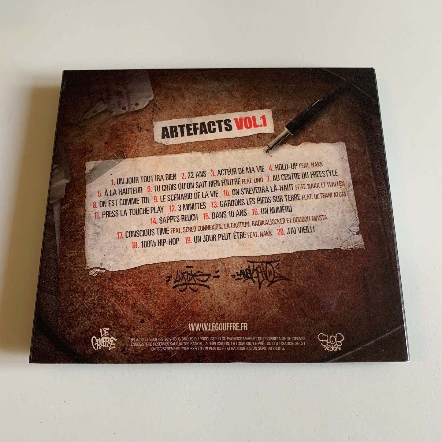 CD Dédicacé - Les 10' - Artefacts Vol.1 - 2017