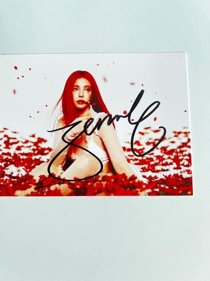 Jennie - Ruby - Blackpink - Photocard Carte Dédicacé Signed
