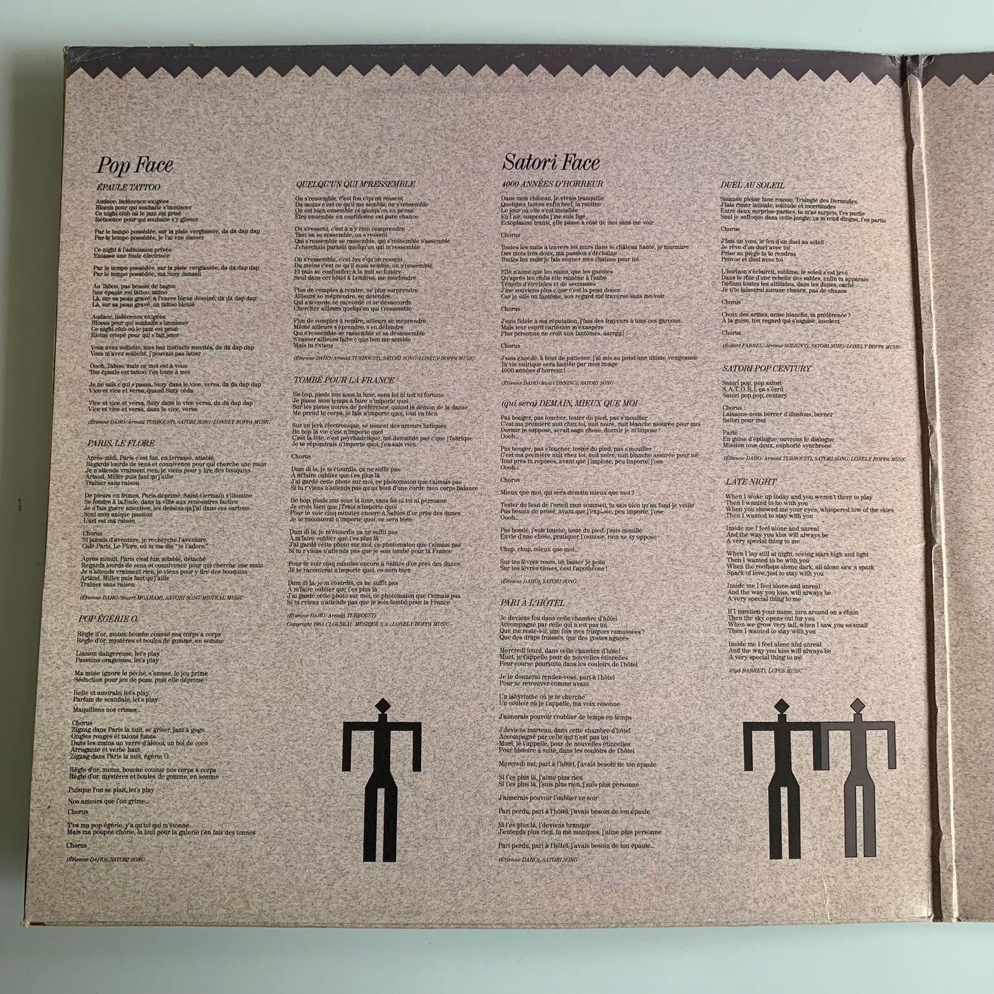 Etienne Daho - Pop Satori - LP 1986 Occasion