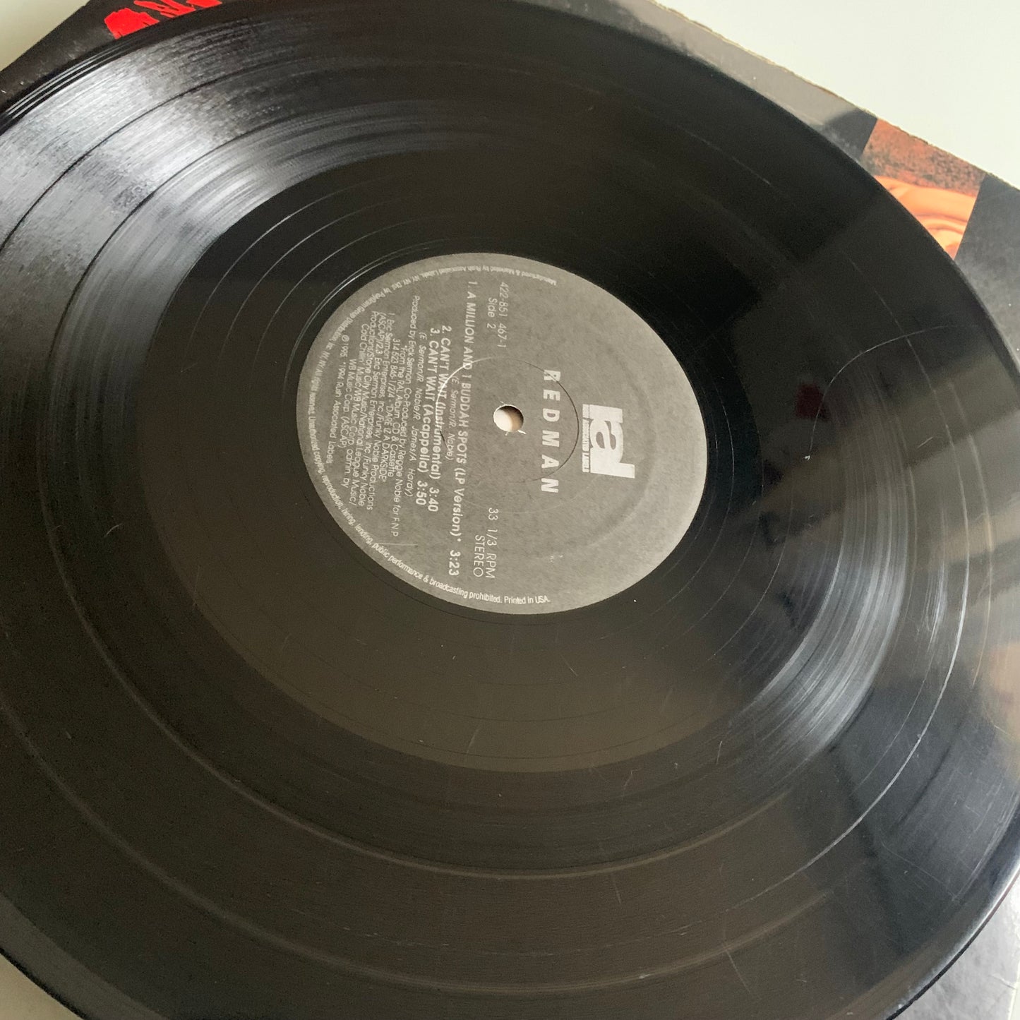 Redman - Can't Wait - Single 1995