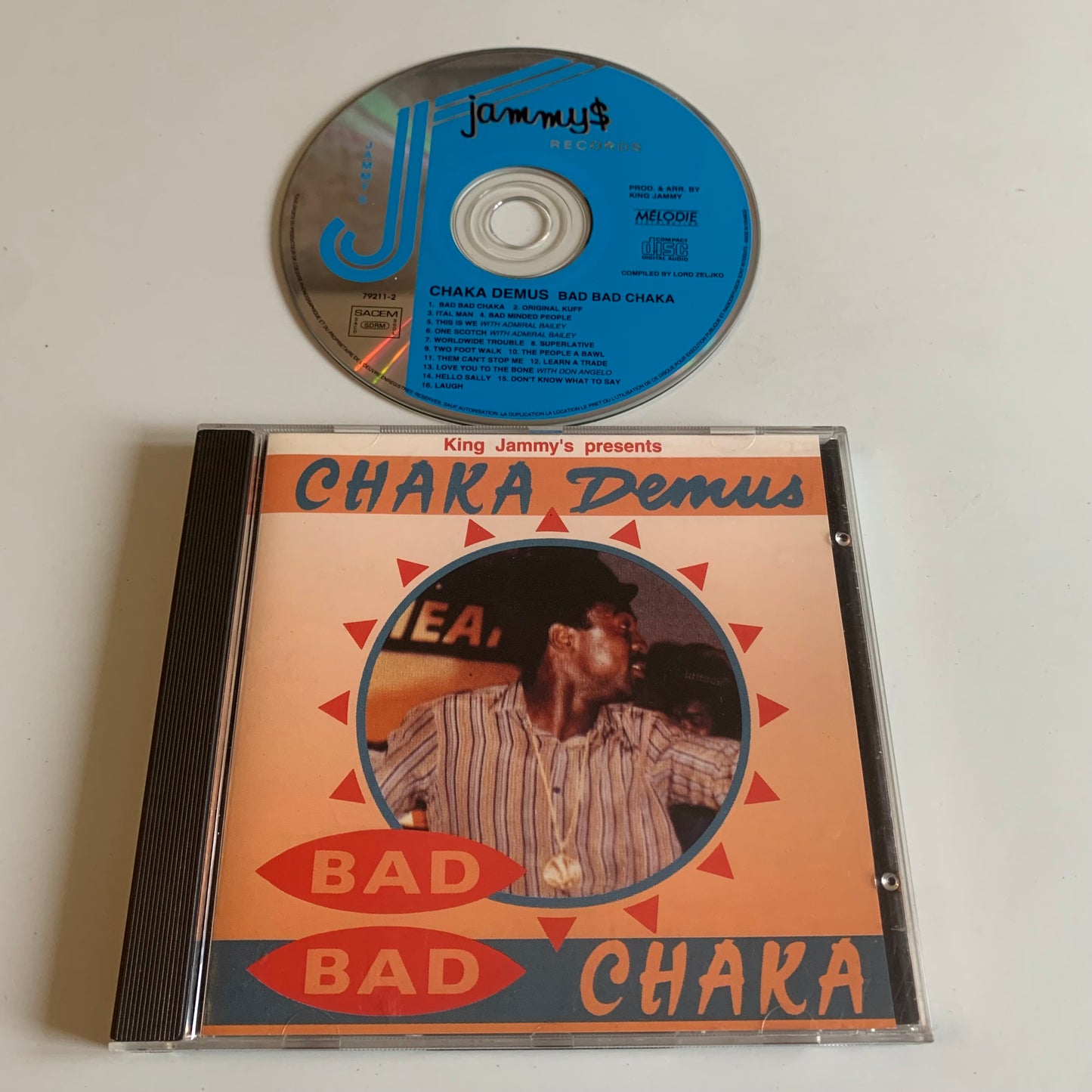 CD - King Jammy's - Chaka Demus - Bad Bad Chaka - 1995