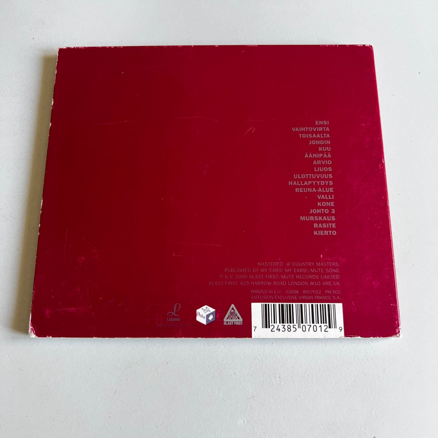 CD - Pan Sonic - Aaltopiiri - 2000