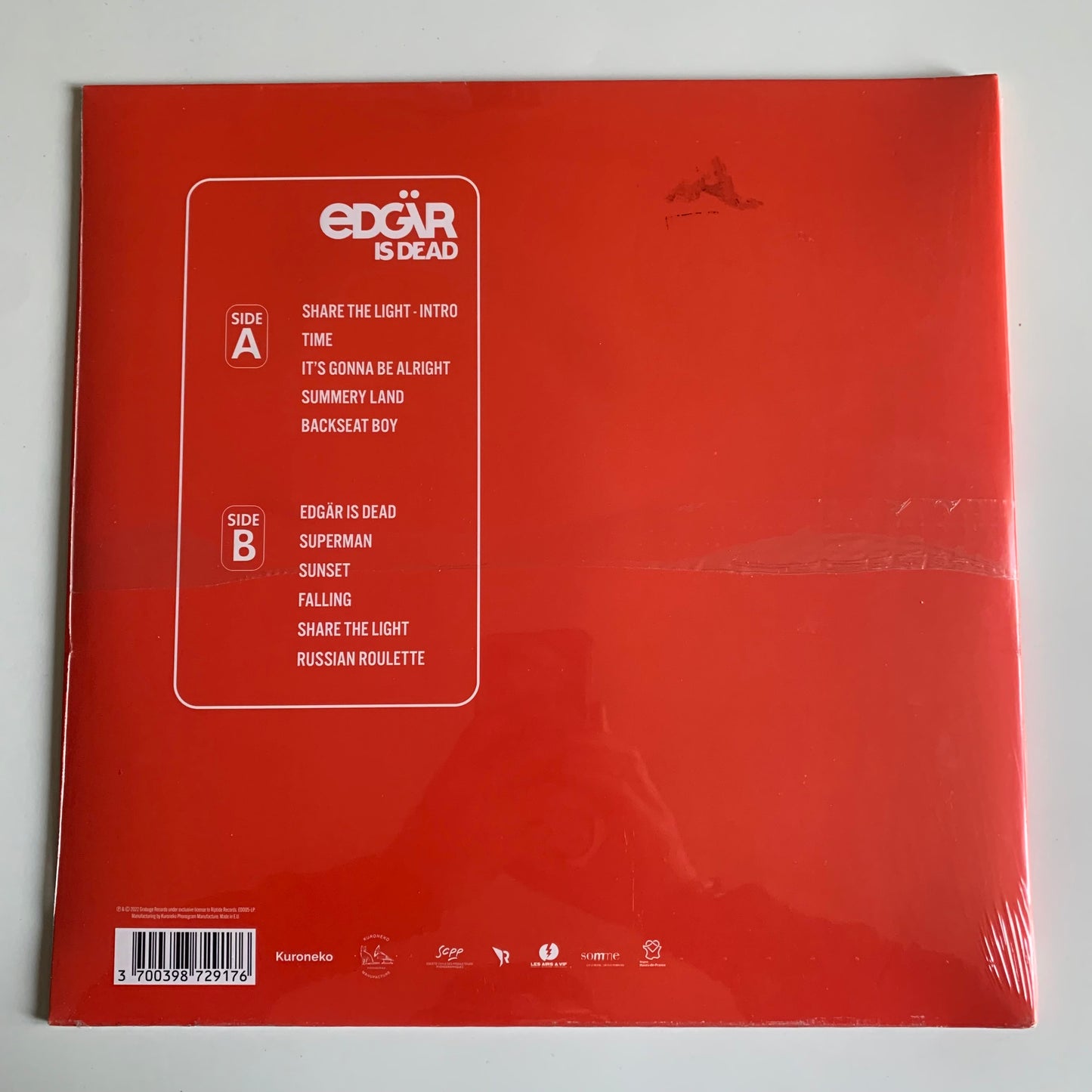 Edgär - Edgär Is Dead - LP Red 2024