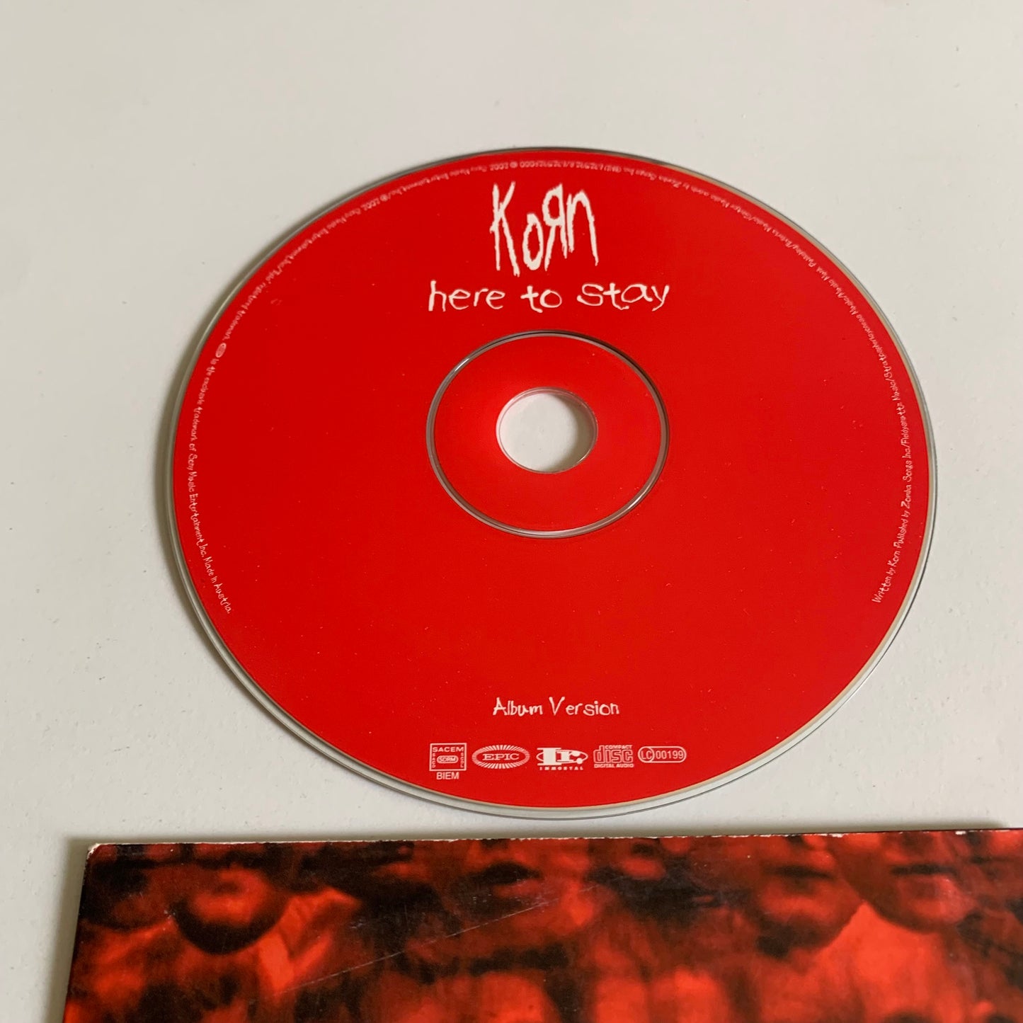 CD - Korn - Here To Stay - Single 2002 Occasion