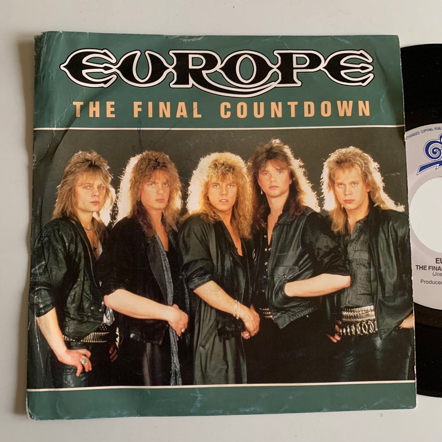 Europe - The Final Countdown - Single 1986 Occasion