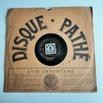 Disque Pathé - Le Loup De Mer / Les Trois Folies - 25cm