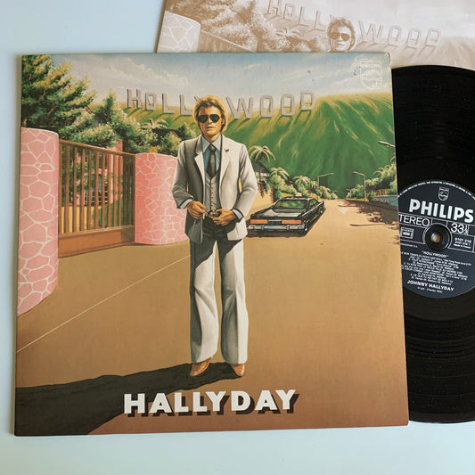 Johnny Hallyday- Hollywood - LP 1979 Occasion