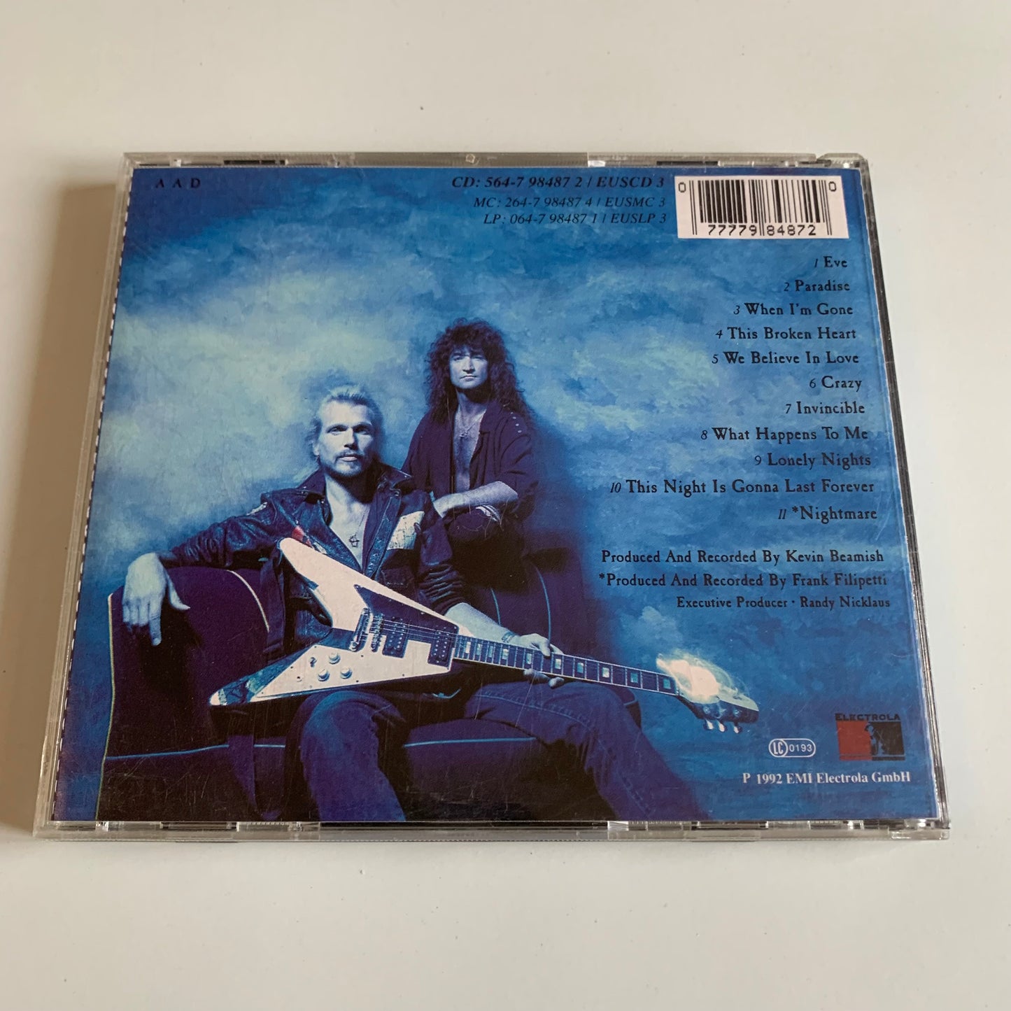 CD - McAuley Schenker Group - MSG - 1992