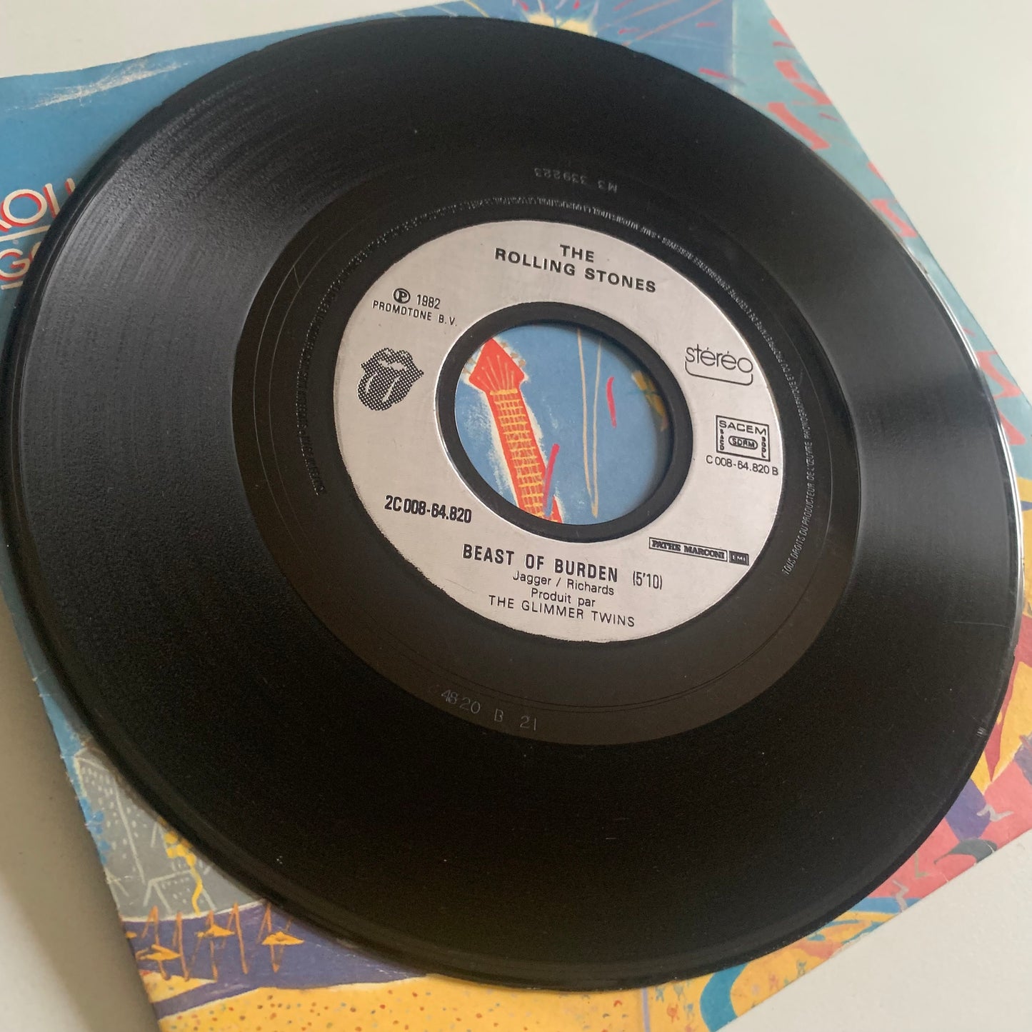 Rolling Stones - Going To A Go Go (Live) - Single 1982 Occasion