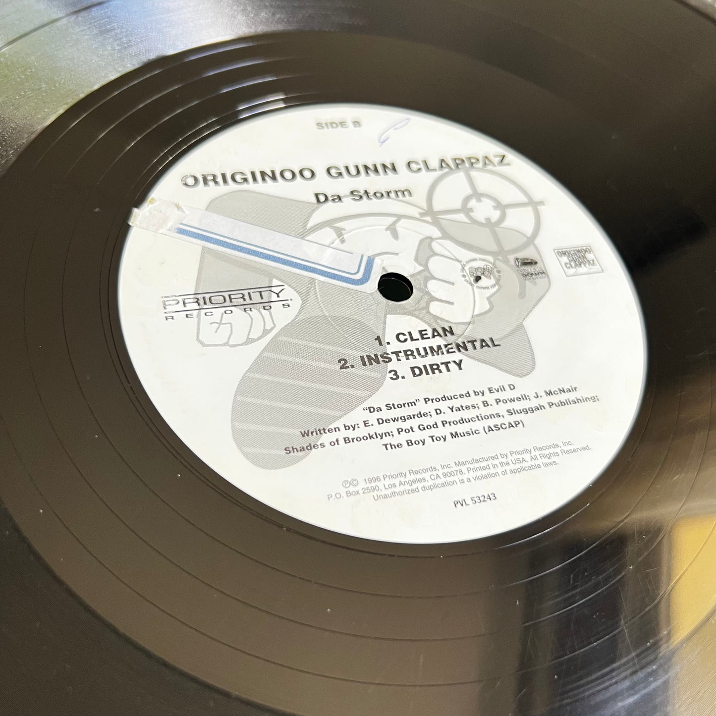 Originoo Gunn Clappaz - No Fear / Da Storm - Single Promo 1996