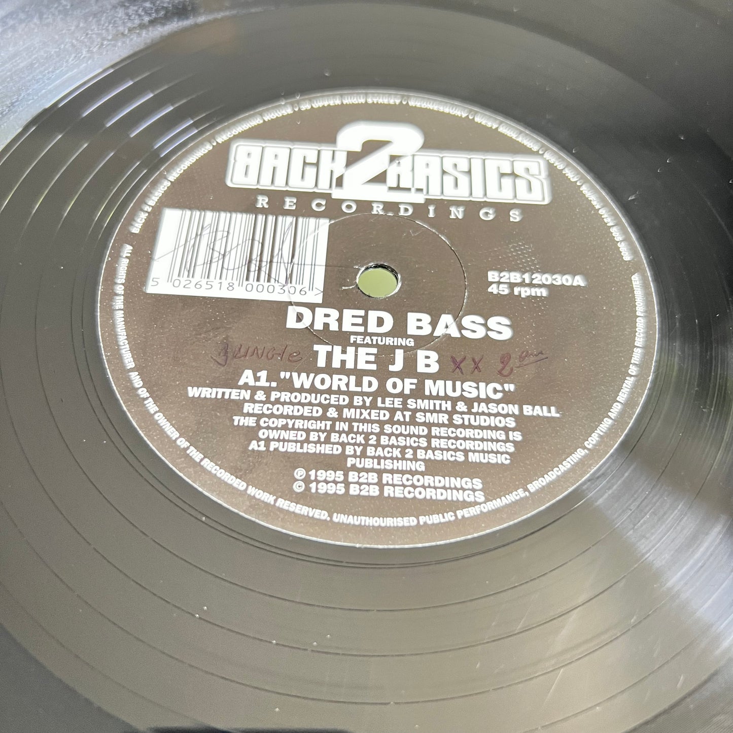 Dred Bass - The J B - World Of Music - Single 1995