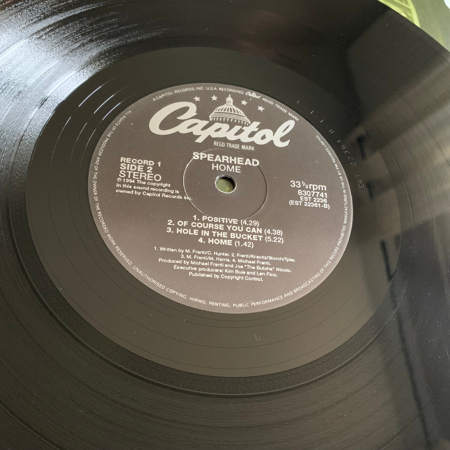 Spearhead - Home - Double LP 1994