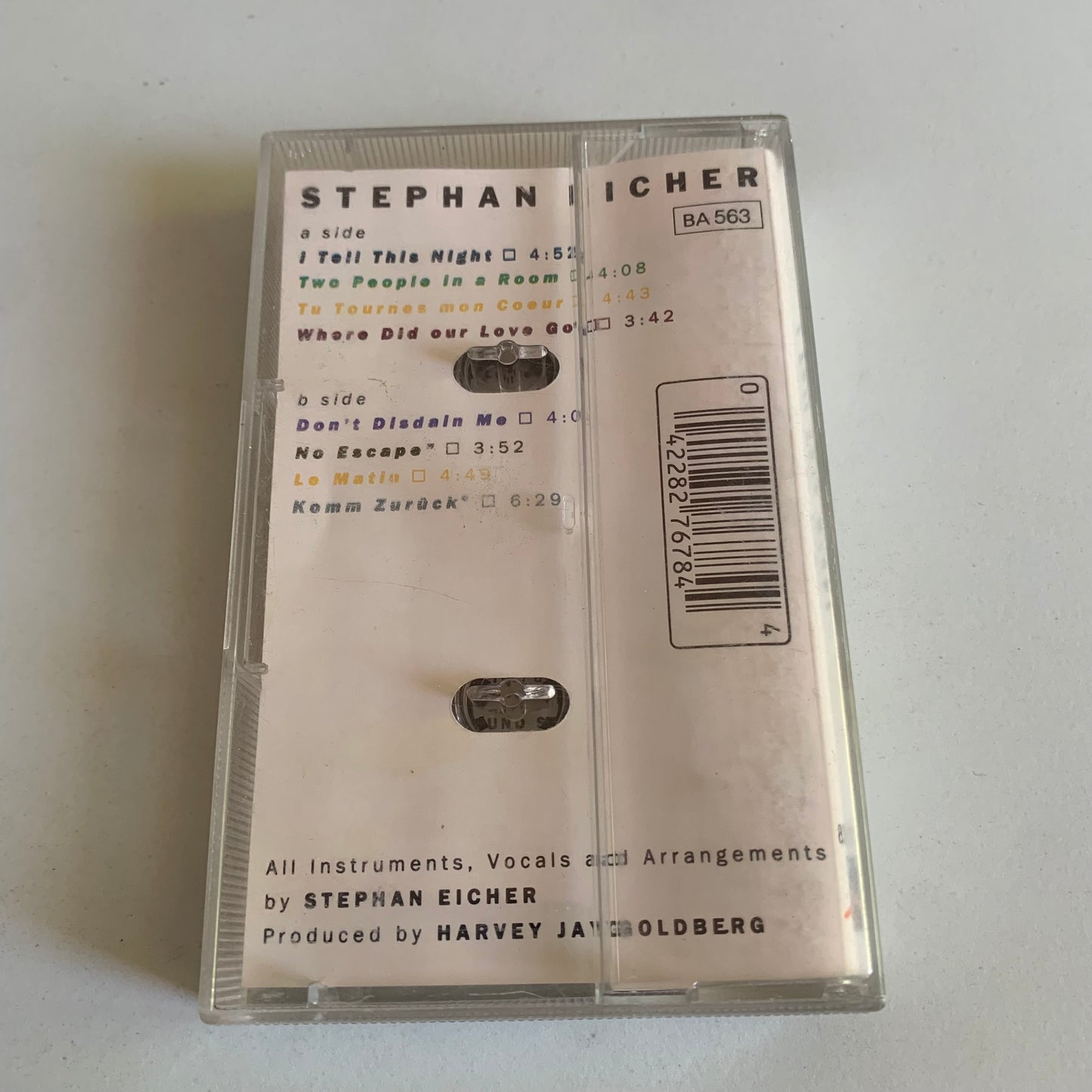 Stephan Eicher - I Tell This Night - 1985 Occasion