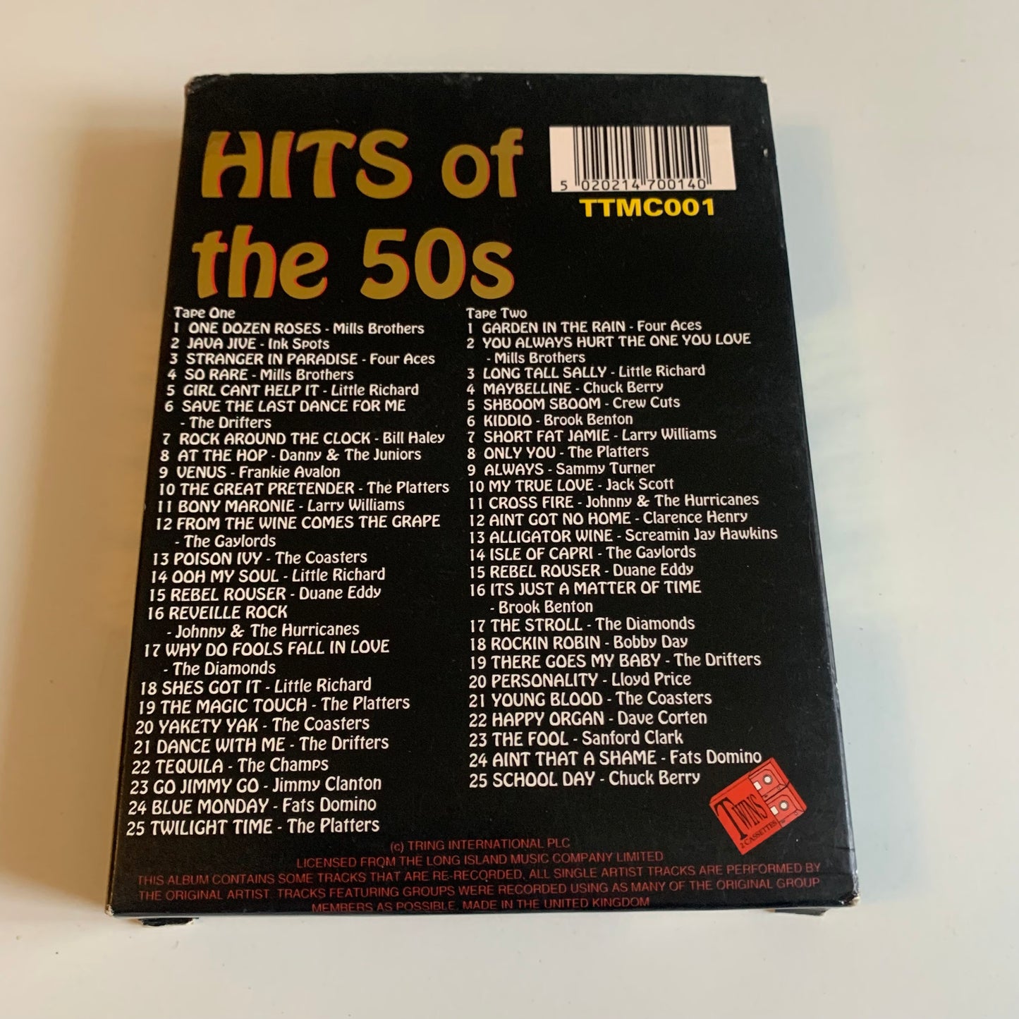Hits Of The 50s - Chuck Berry - Fats Domino - Little Richard