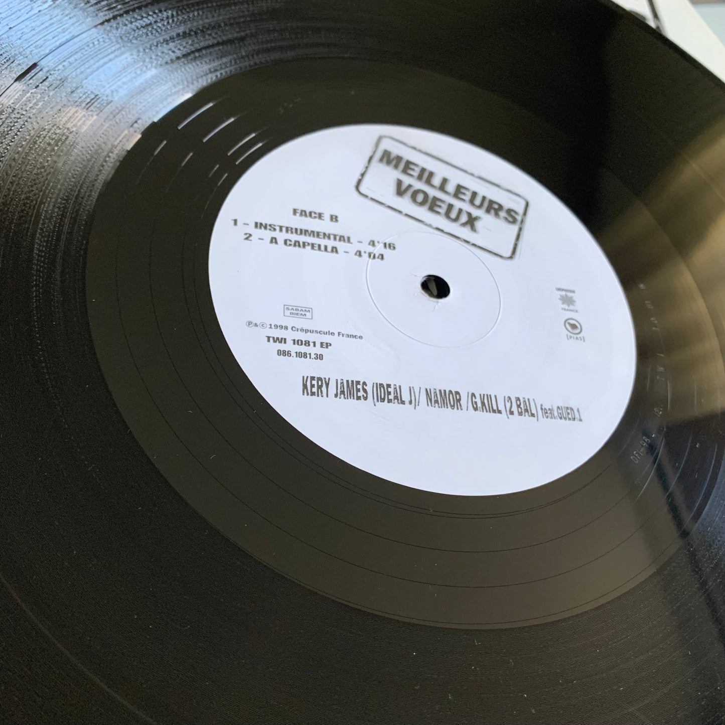 Kery James - Namor - G. Kill - Gued-1 - Meilleurs Voeux - Single 1998