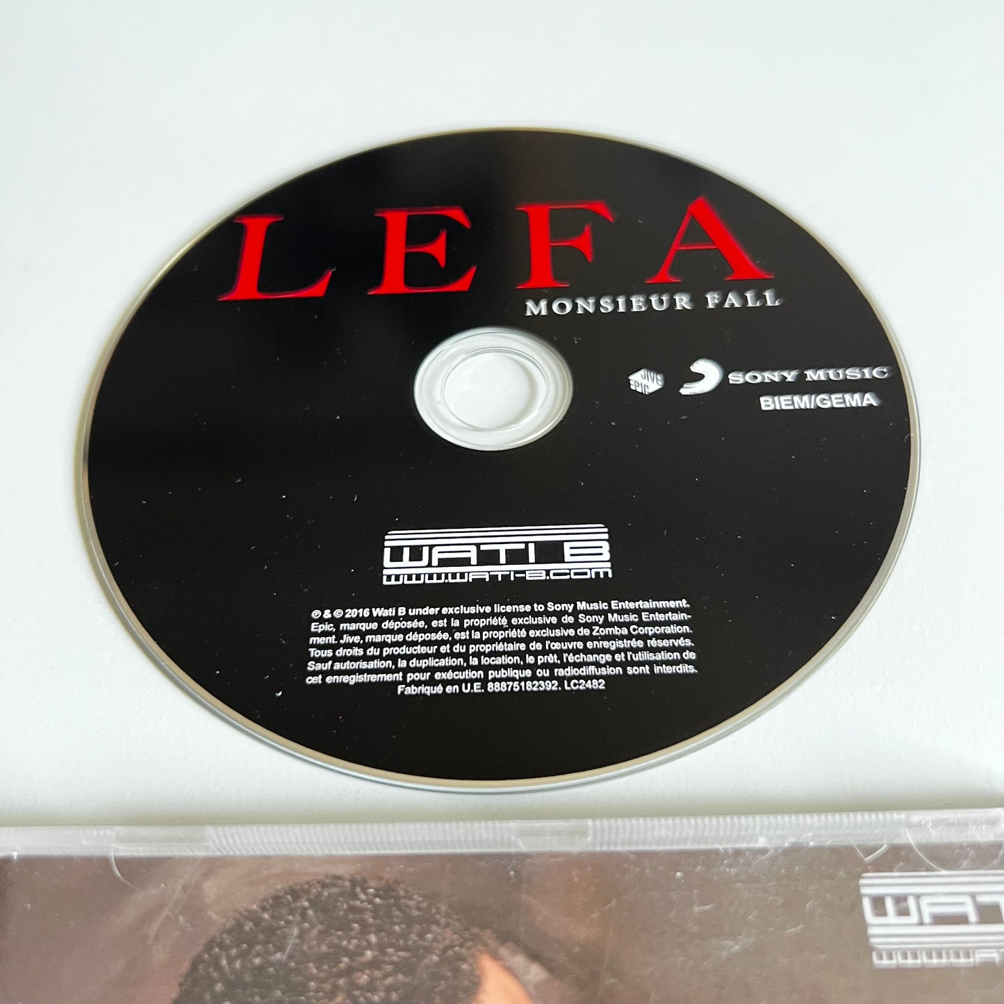 CD - Lefa - Monsieur Fall - 2016