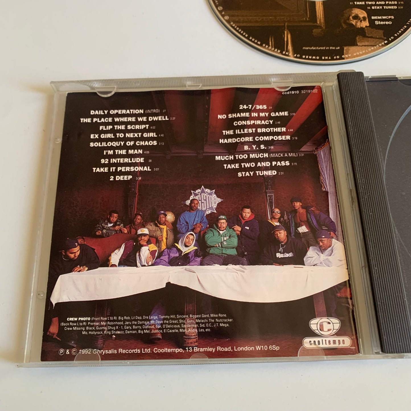 Gang Starr - Daily Operation - 1992 Occasion