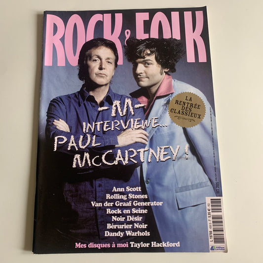 Magazine Rock & Folk - Nº458 Octobre 2005