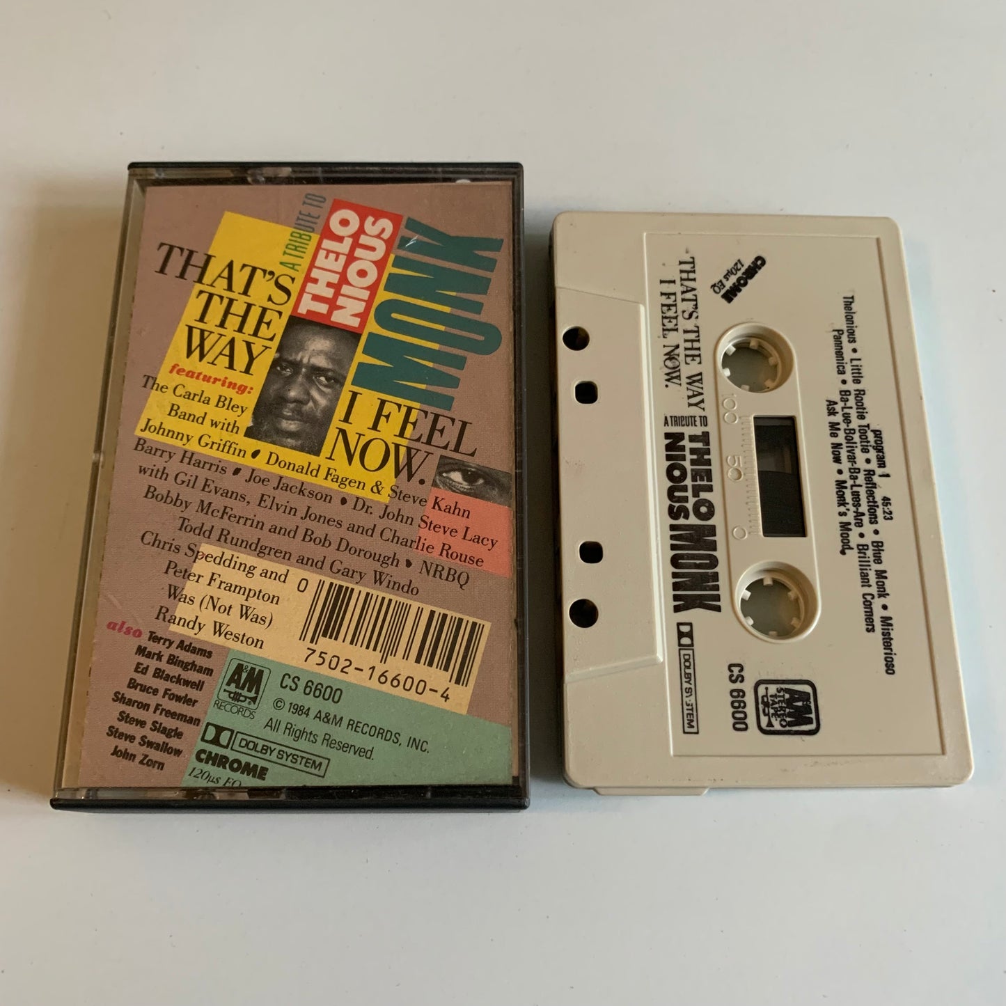 That's The Way I Feel Now - A Tribute To Thelonious Monk - 1984