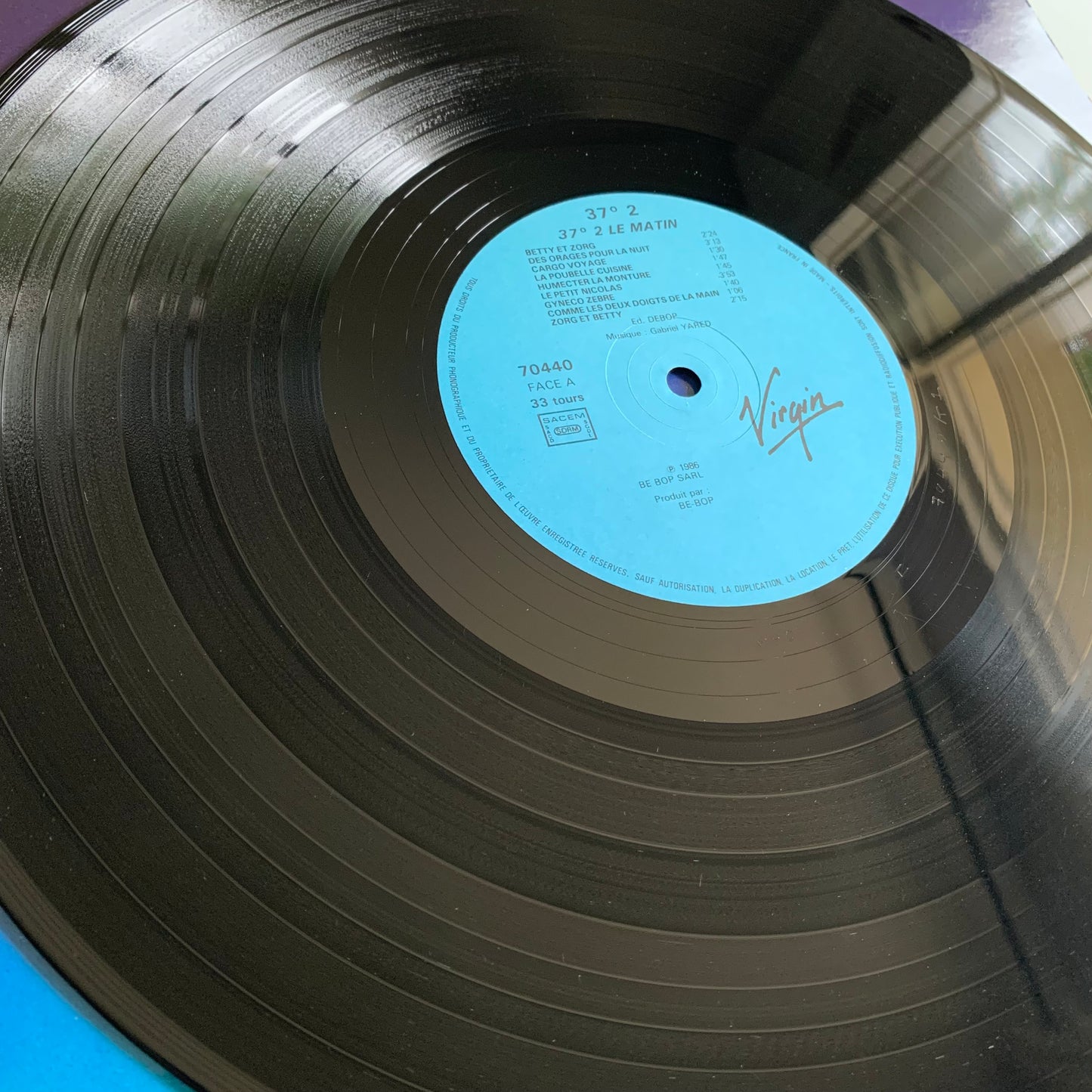 Gabriel Yared - 37°2 Le Matin - LP 1986 Occasion