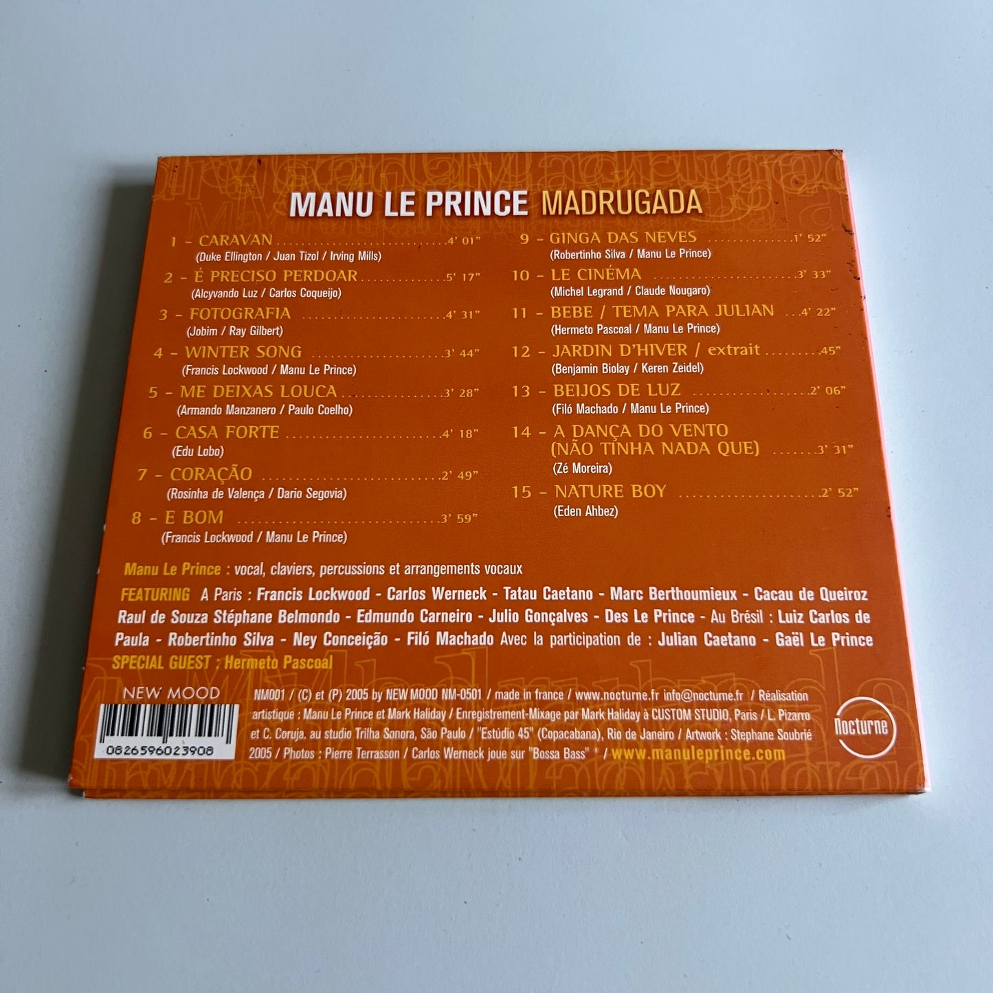 CD - Manu Le Prince - Madrugada - 2005
