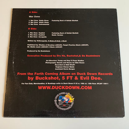 Buckshot - 5FT. - Evil Dee - War Zone - Single 1999