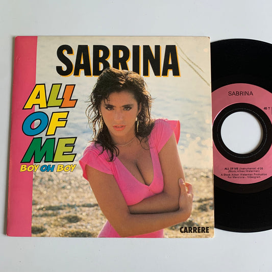 Sabrina - All Of Me Boy Oh Boy - 1988 Occasion