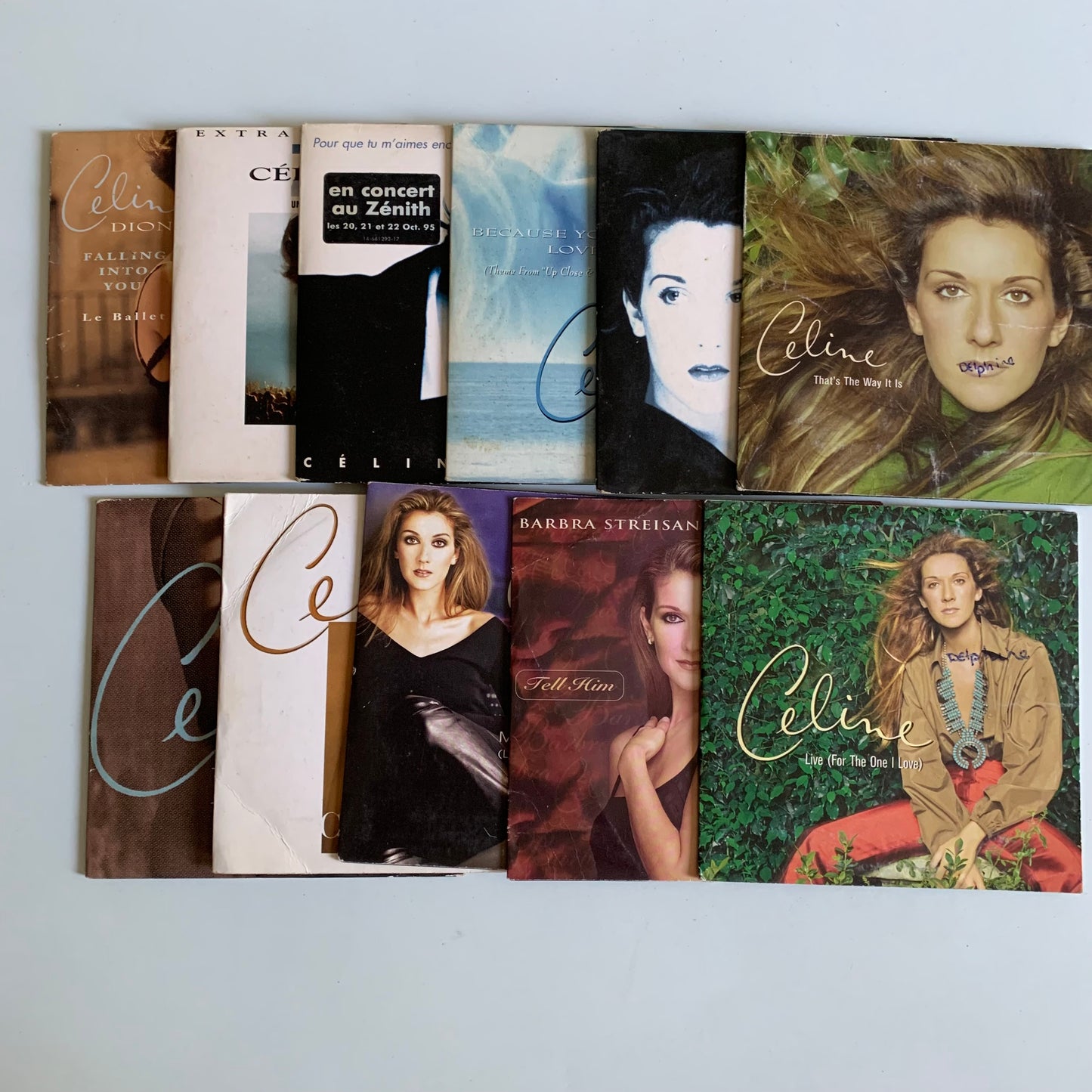 Lot 11 CD Single - Celine Dion - Occasion