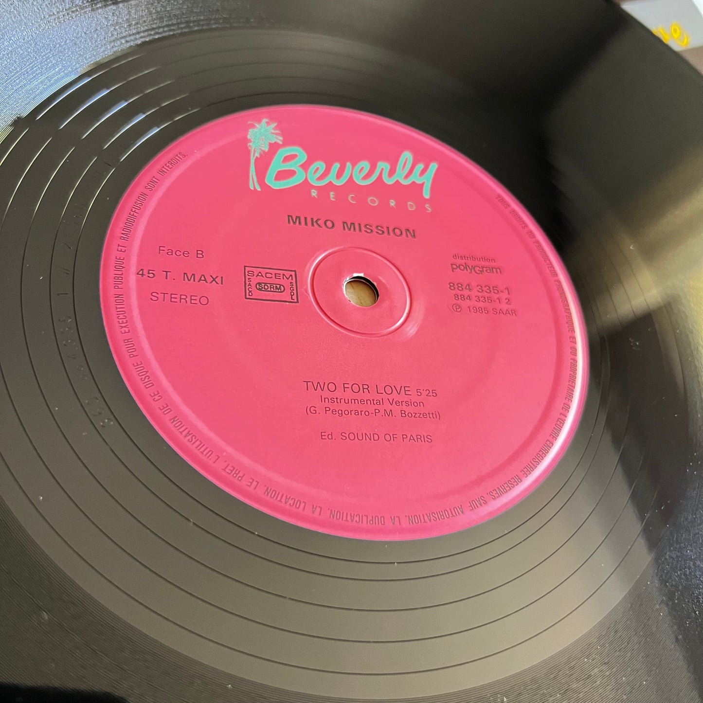 Miko Mission - Two For Love - Maxi Single 1985