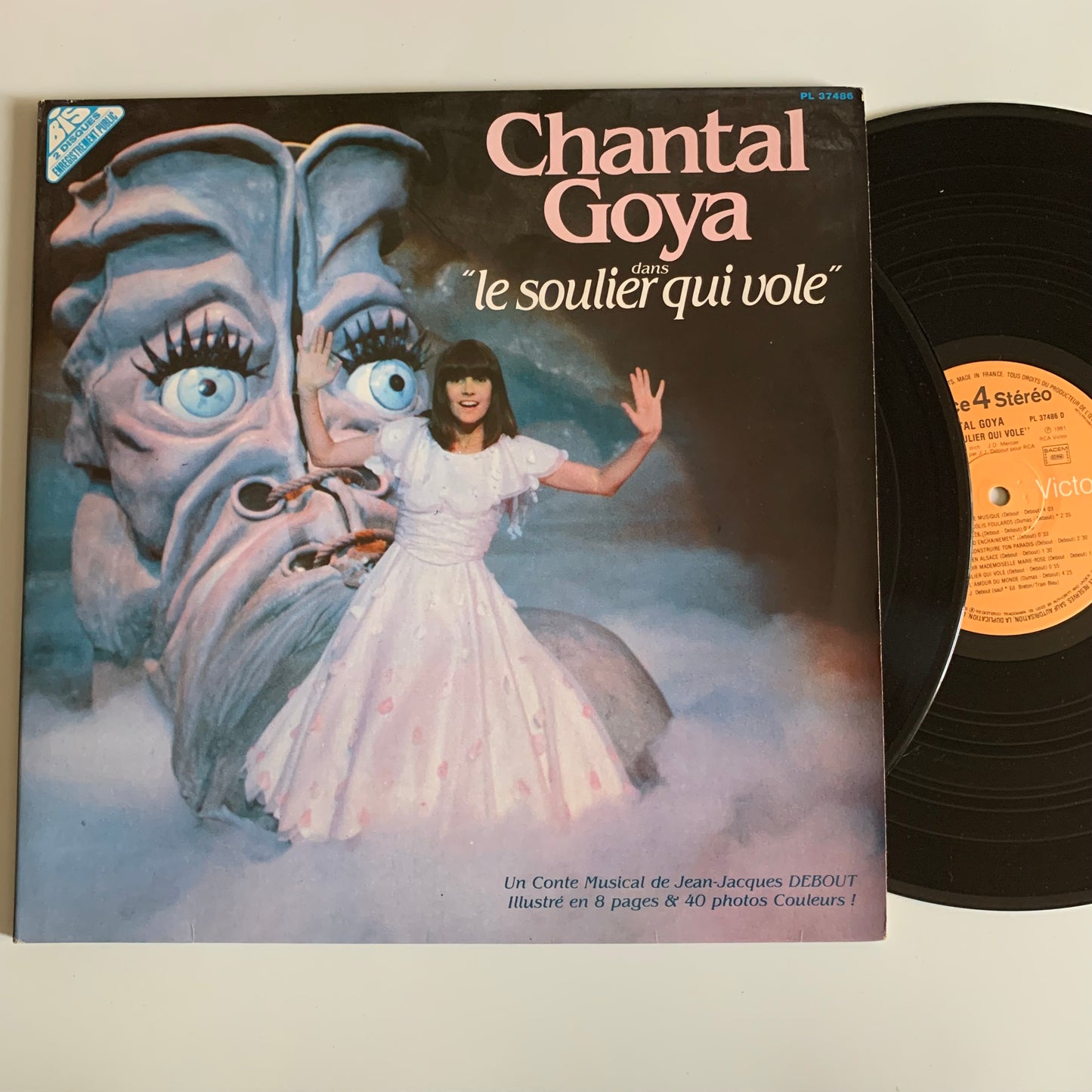 Chantal Goya - Le Soulier Qui Vole - Double LP 1981 Occasion