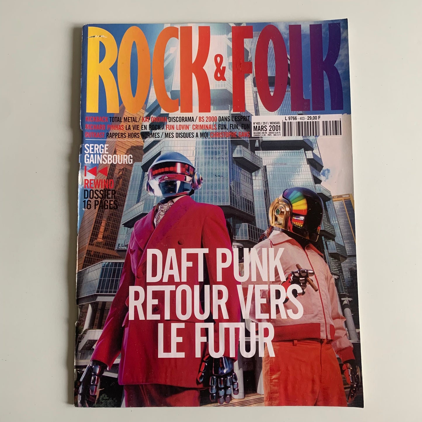 Magazine Rock & Folk - Nº403 Mars 2001