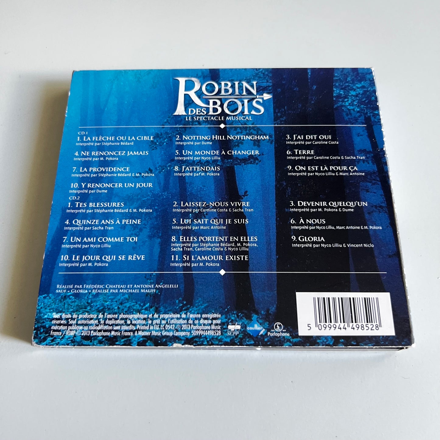 CD - Robin Des Bois - Le Spectacle Musical: Ne Renoncez Jamais - 2013
